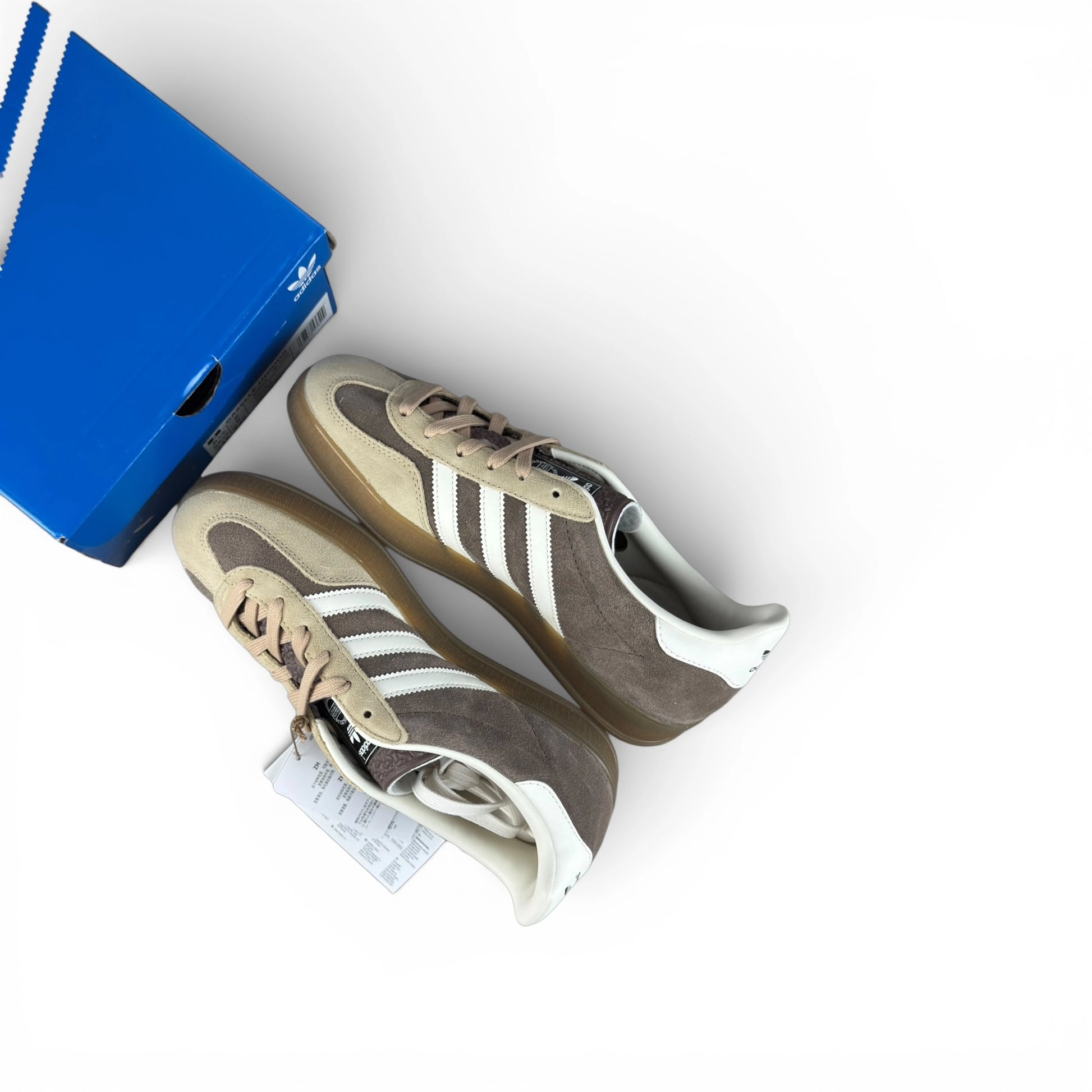 adidas Gazelle Indoor Earth Strata Magic Beige IF9646 – EU 39 1/3, brand new with original box