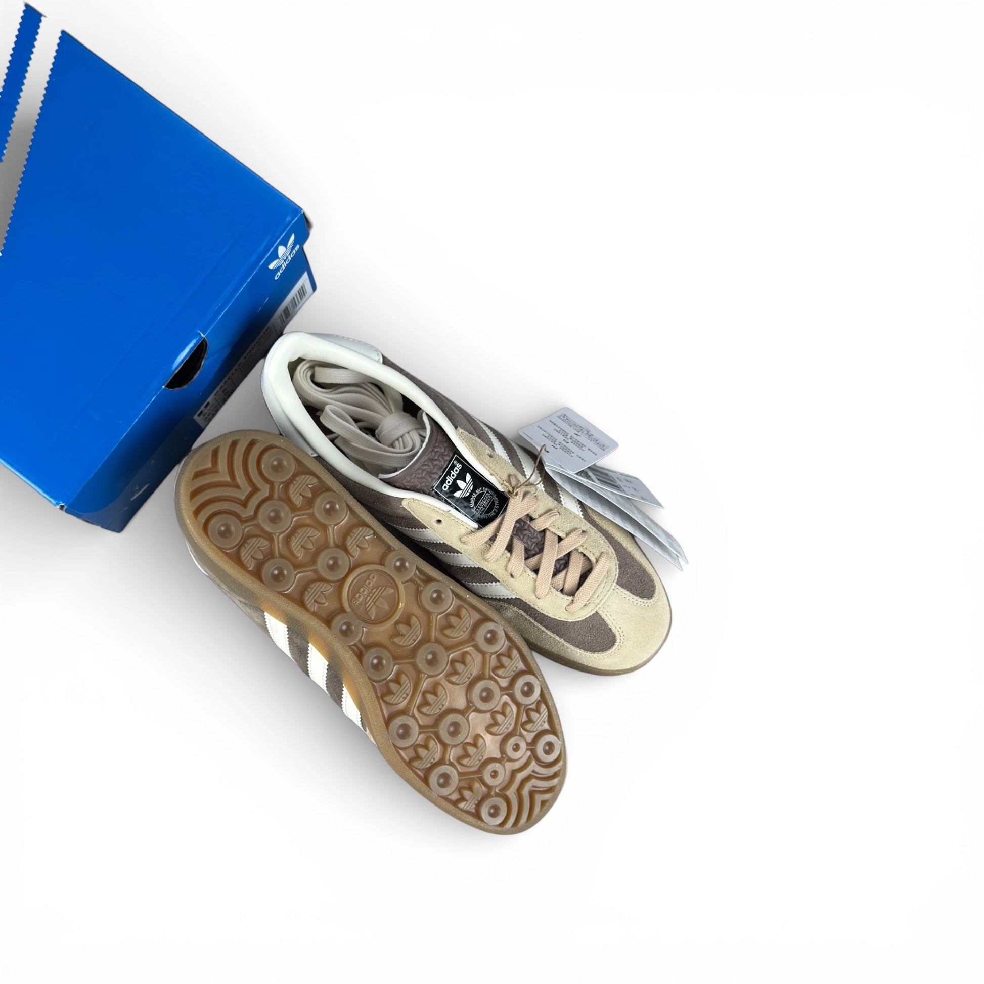 adidas Gazelle Indoor Earth Strata Magic Beige IF9646 – EU 39 1/3, brand new with original box