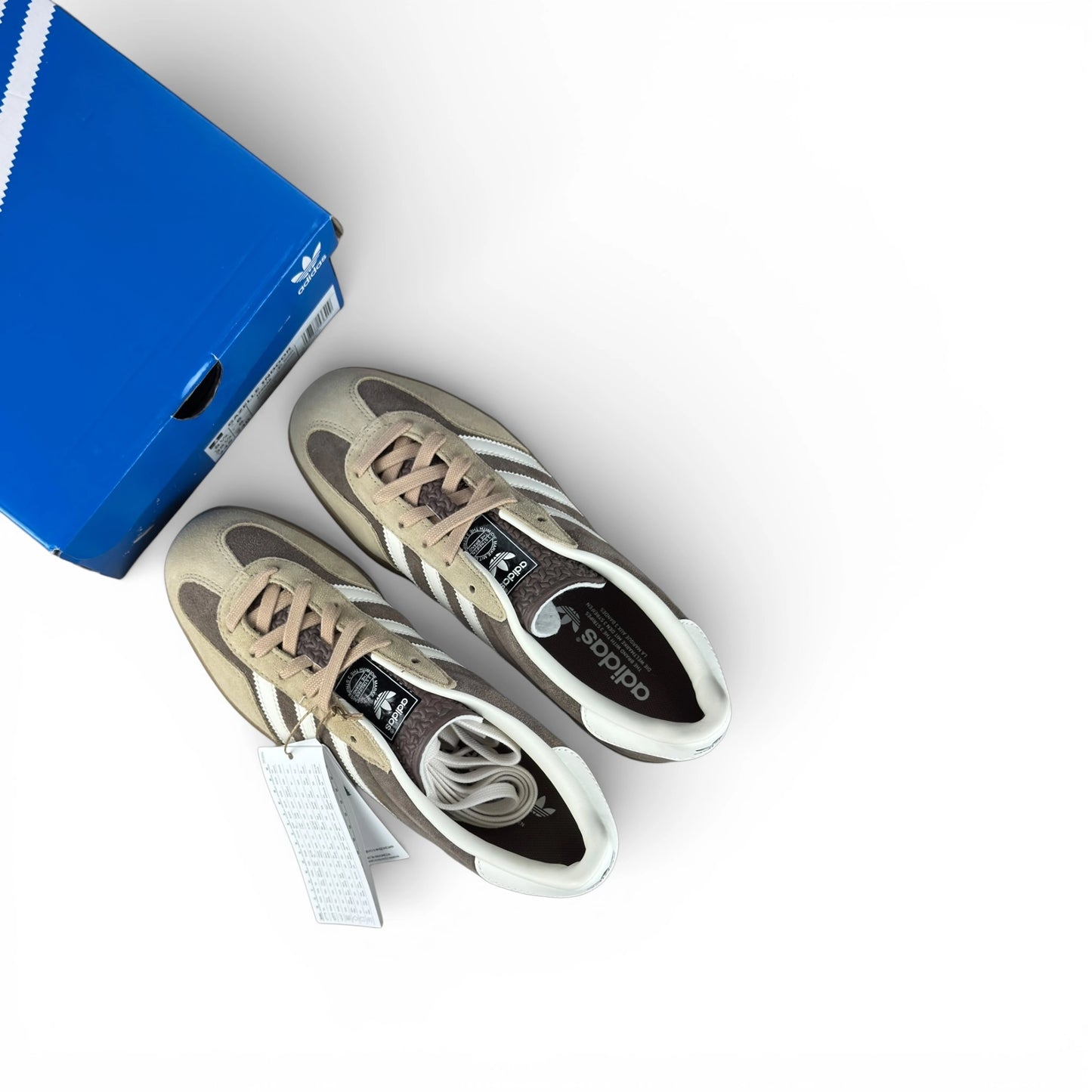 adidas Gazelle Indoor Earth Strata Magic Beige IF9646 – EU 39 1/3, brand new with original box