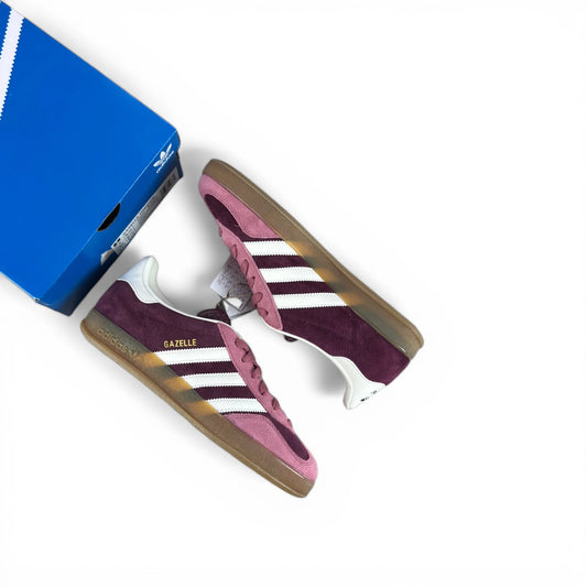 adidas Gazelle Indoor Maroon Preloved Crimson IF9647 – EU 40, brand new with original box