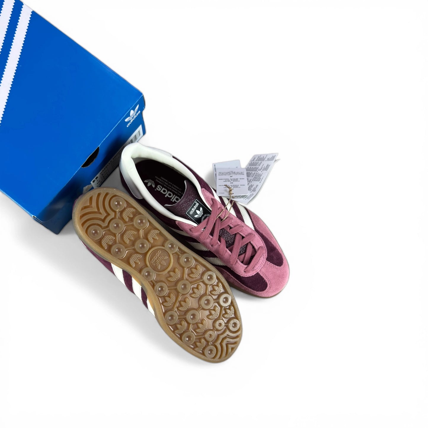 adidas Gazelle Indoor Maroon Preloved Crimson IF9647 – EU 40, brand new with original box