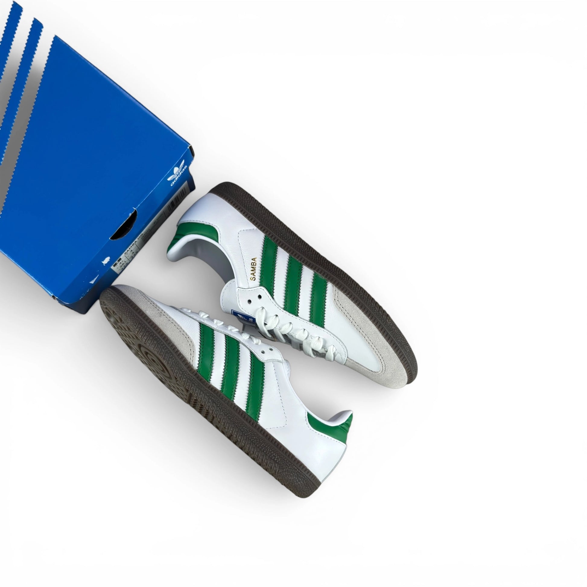 adidas Samba OG Footwear White Green IG1024 – EU 36 2/3, brand new with original box