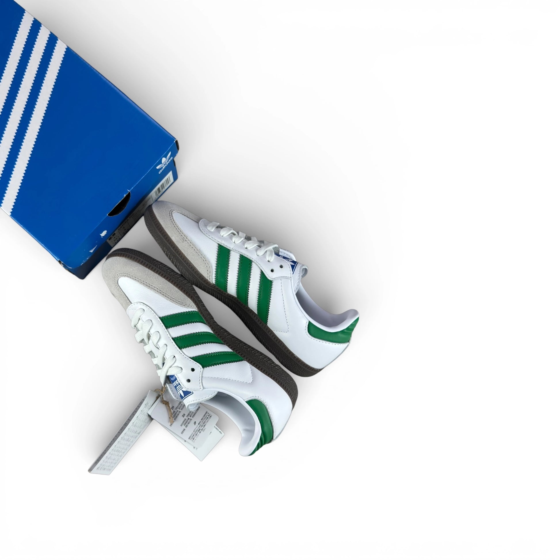adidas Samba OG Footwear White Green IG1024 – EU 36 2/3, brand new with original box