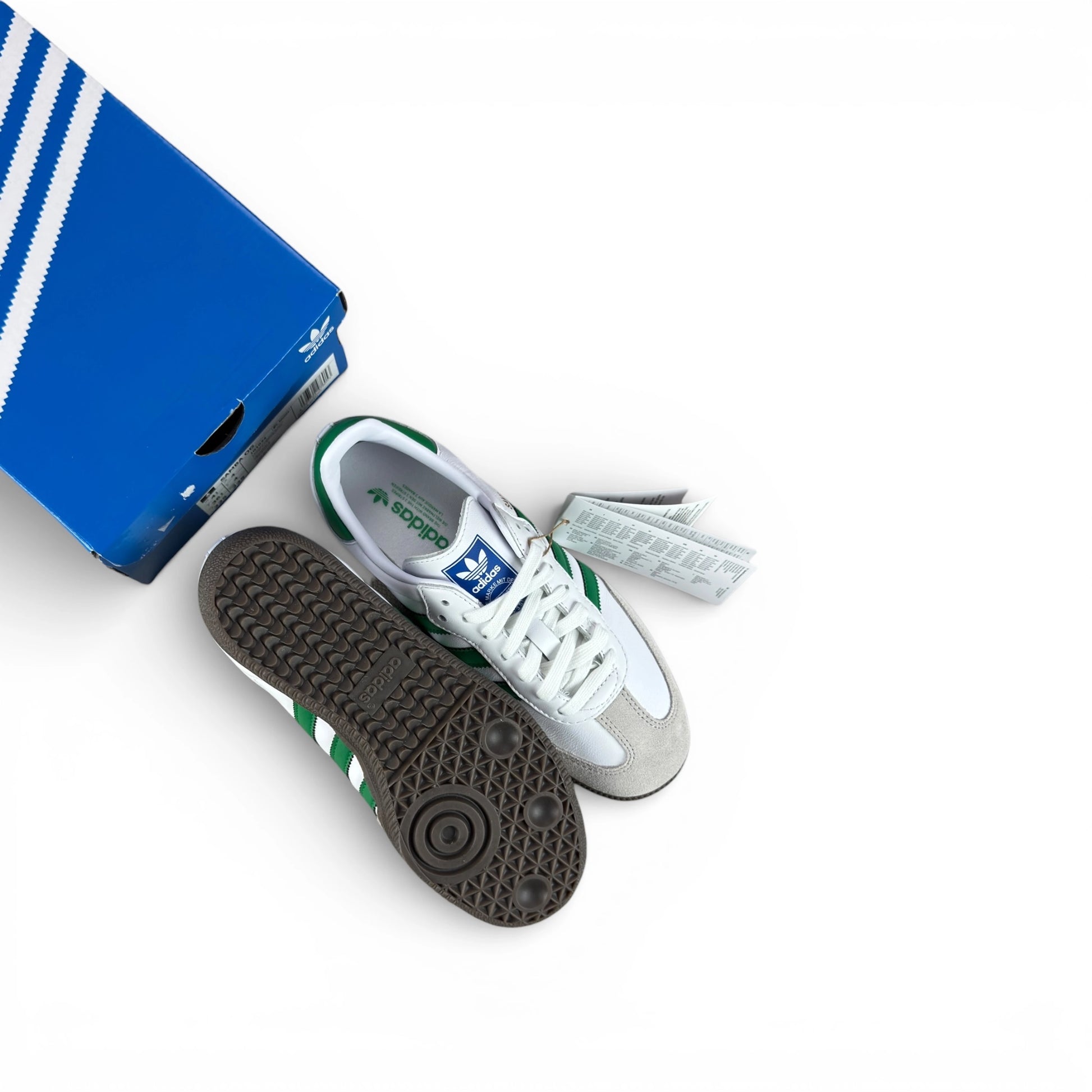 adidas Samba OG Footwear White Green IG1024 – EU 36 2/3, brand new with original box
