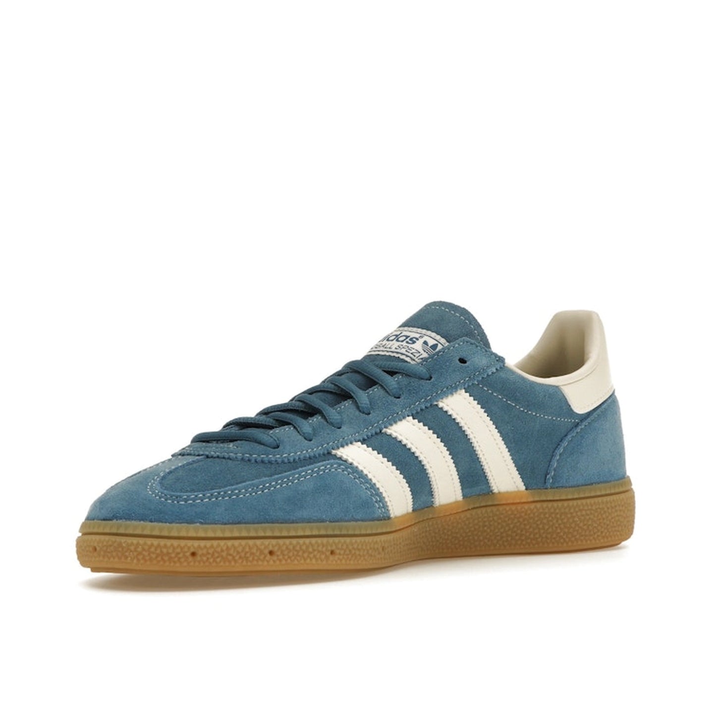 Adidas Handball Spezial sneakers, front view, model IG6194, core blue, cream white, gum sole.