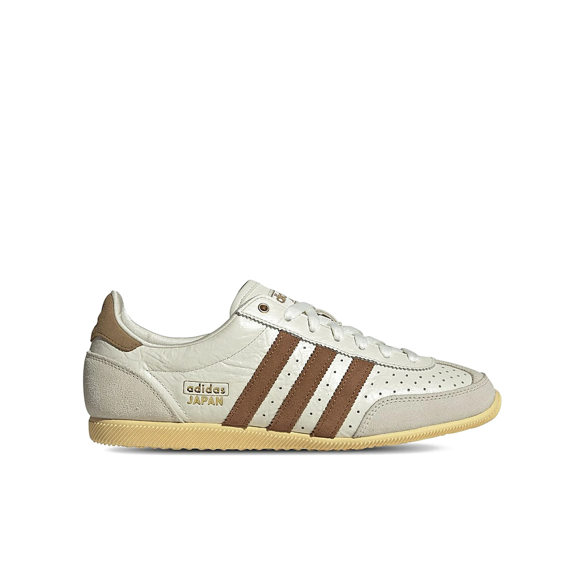 adidas Originals women's Off White Dusky Bronze Brown leather sneakers