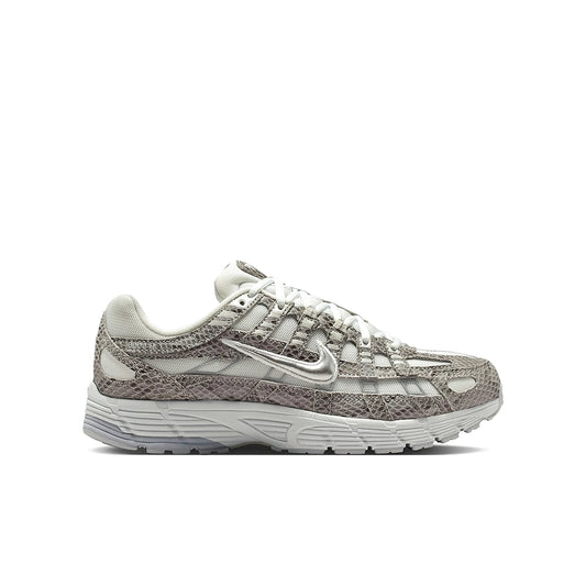 Nike P-6000 SE Snakeskin Off-White women's shoes in off‑white, black, cool grey, metallic silver