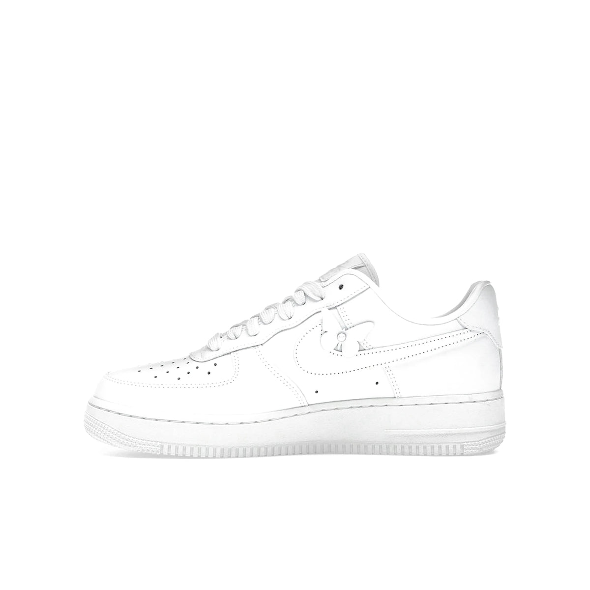Nike Air Force 1 Low Butterfly White women's shoe in white with black accents, denim upper – image 3 of 4