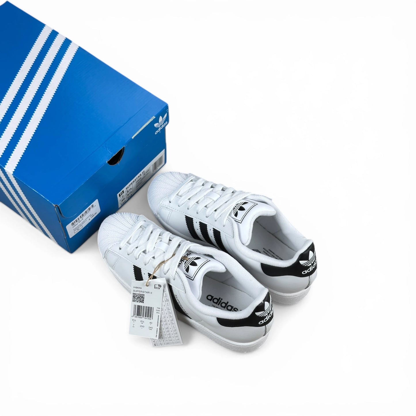 adidas Superstar II White Black IH8659 – EU 40, brand new with original box