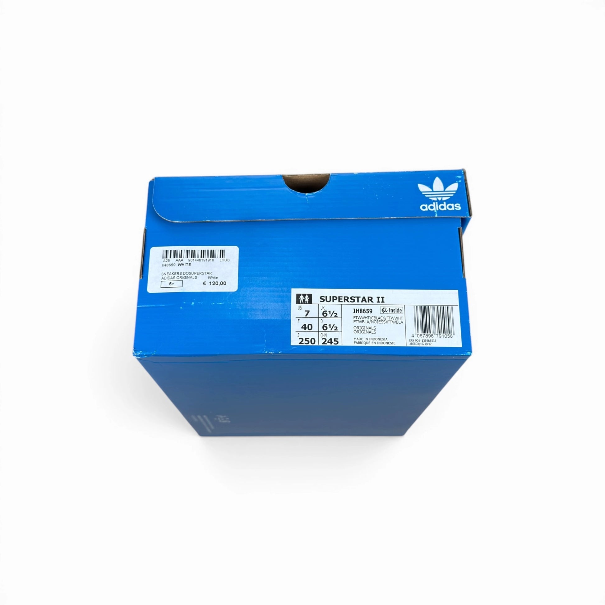 adidas Superstar II White Black IH8659 – EU 40, brand new with original box