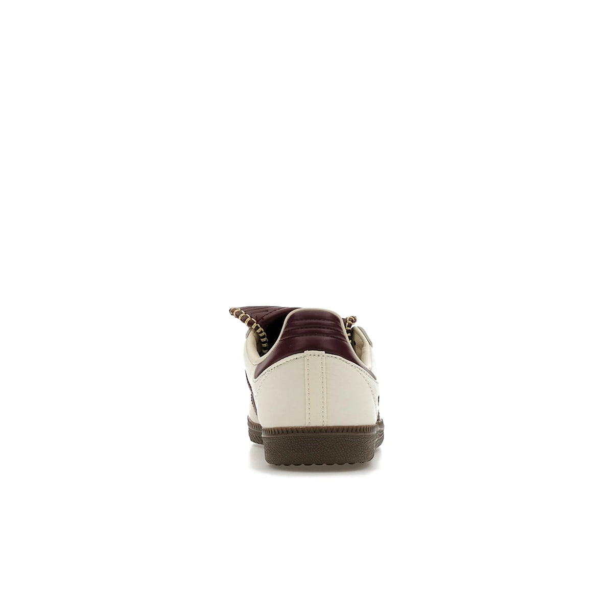 adidas Samba LT women's shoe in cream white, maroon and gold metallic leather and denim – image 4 of 4