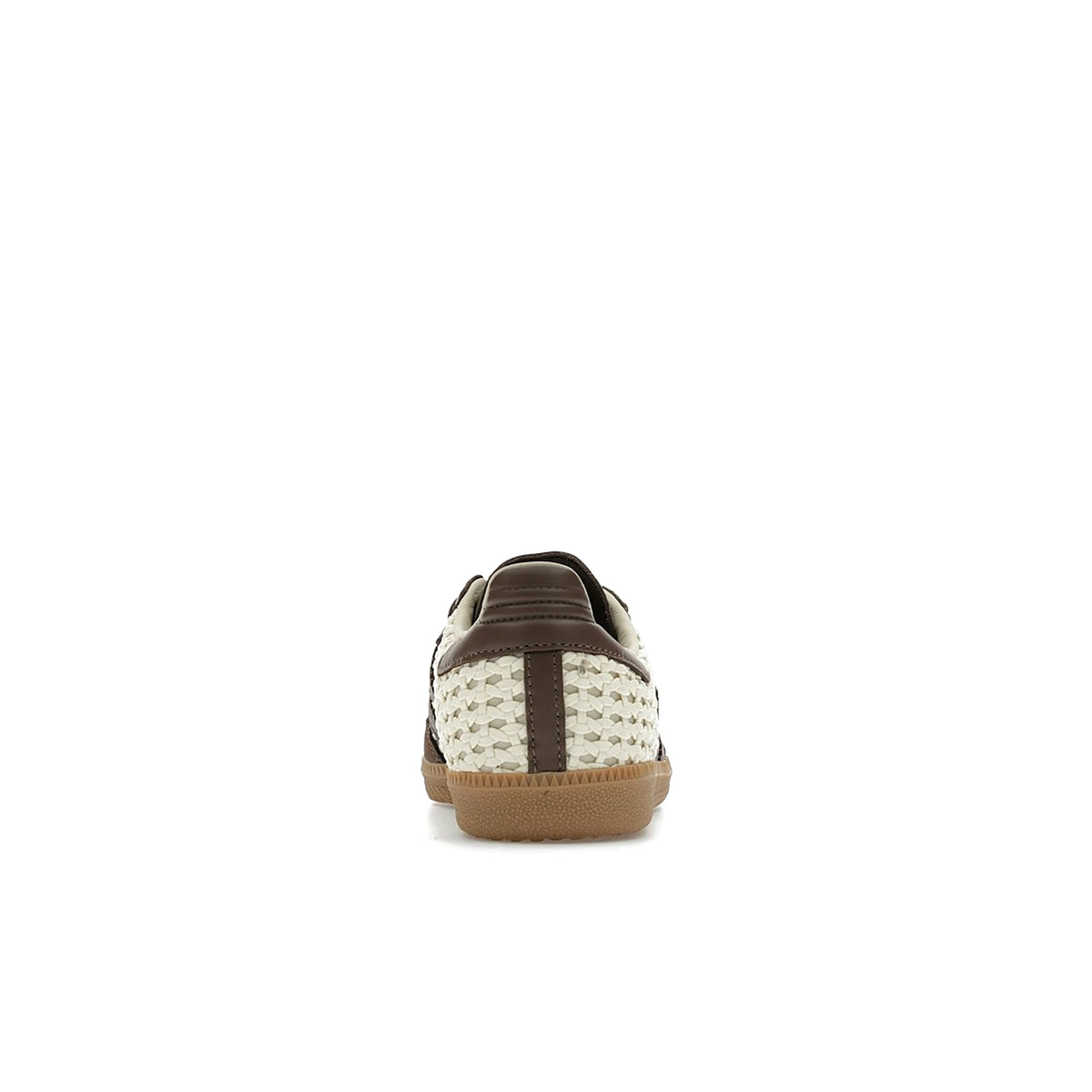 adidas Samba OG Basketweave in cream white, earth strata, gold metallic, textile – image 4 of 4