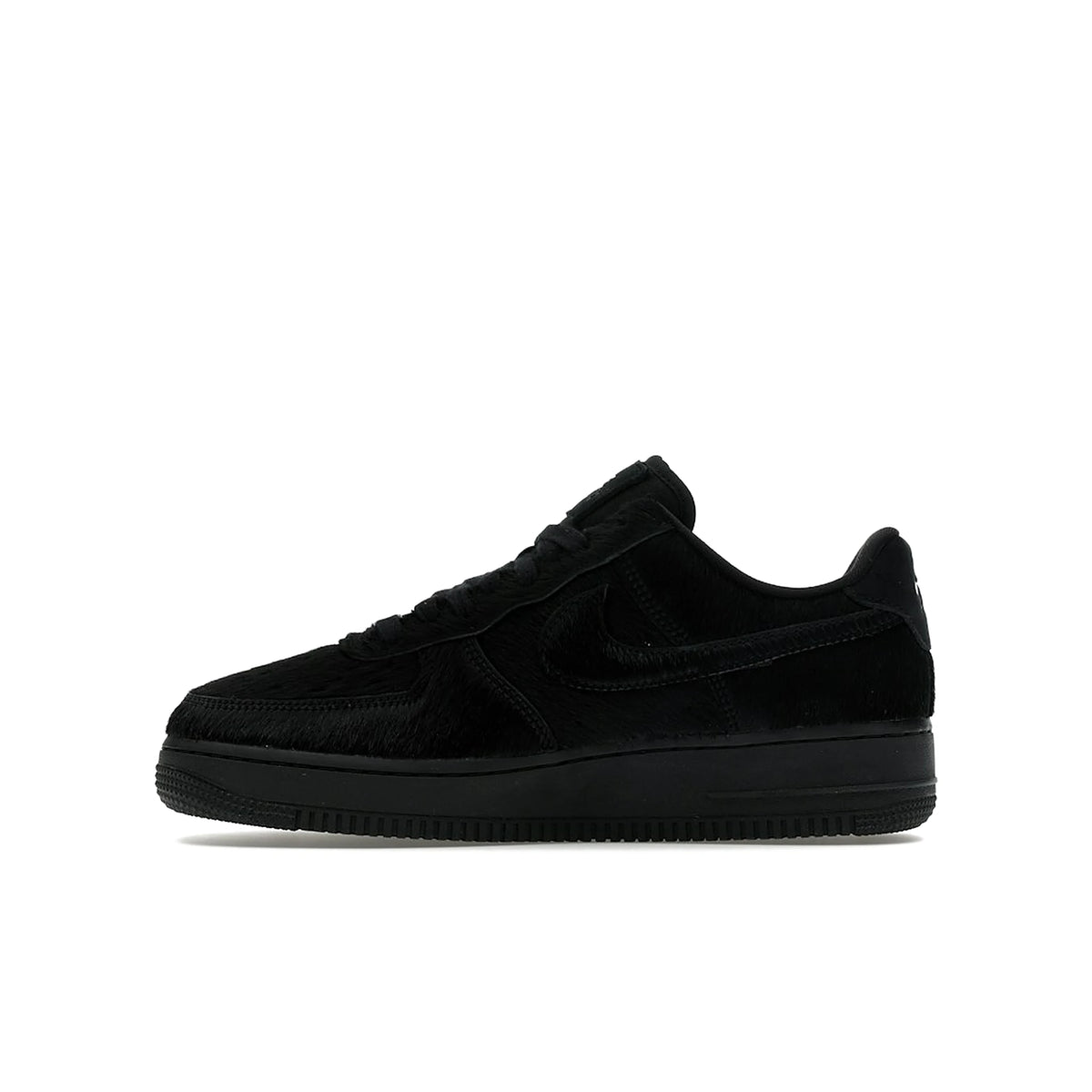 Nike Air Force 1 Low '07 Triple Black Pony Hair women's leather sneaker in black – image 3 of 4