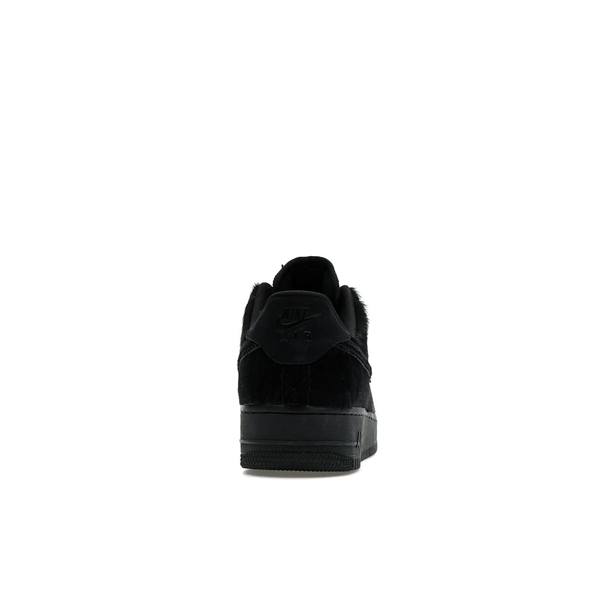 Nike Air Force 1 Low '07 Triple Black Pony Hair women's leather sneakers in black – image 4 of 4
