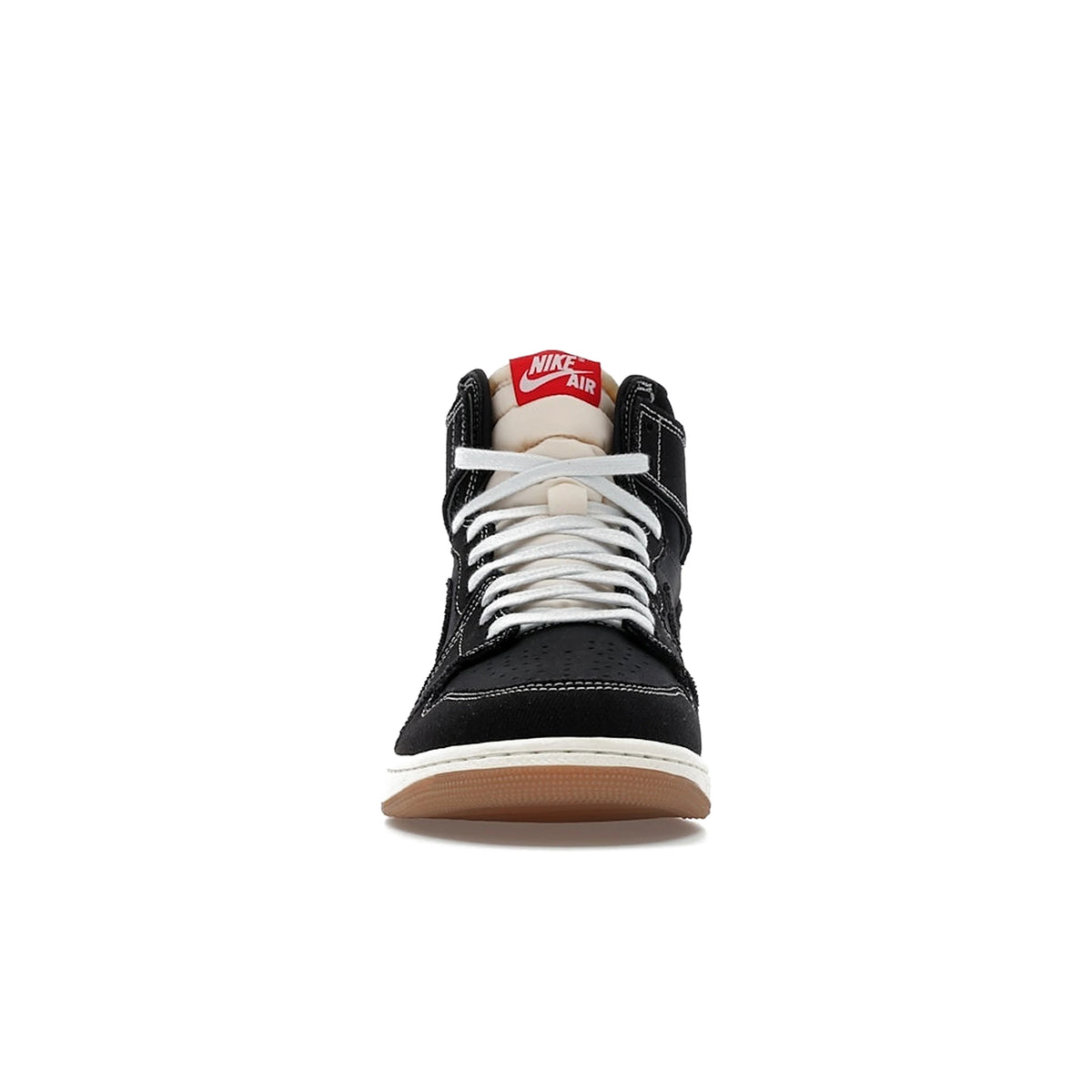 Jordan 1 Retro High OG Flight Club in black, sail, gum medium brown and university red leather – image 2 of 4