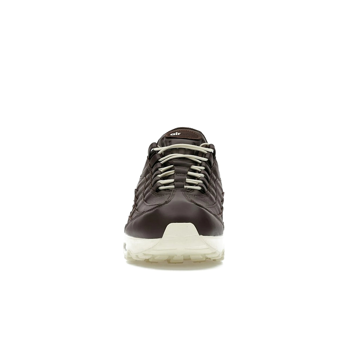 Nike Air Max 95 QS Big Bubble in Baroque Brown leather, black and coconut milk accents. – image 2 of 4