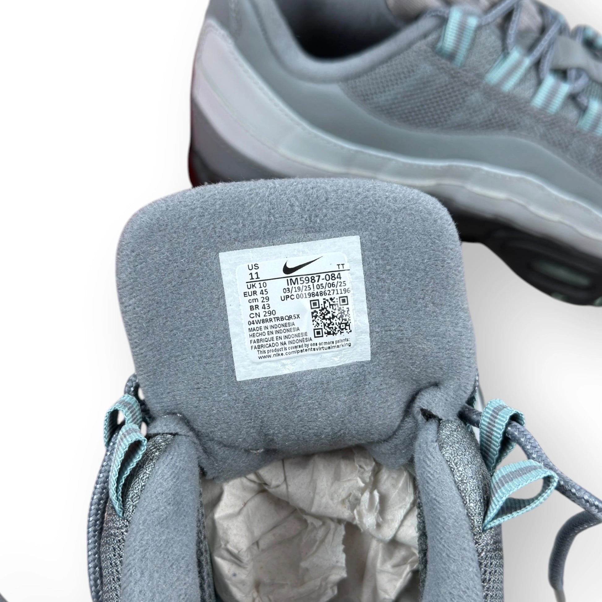 Nike Air Max 95 Big Bubble Smoke Grey Cannon IM5987-084 – EU 45, brand new with cut outlet box