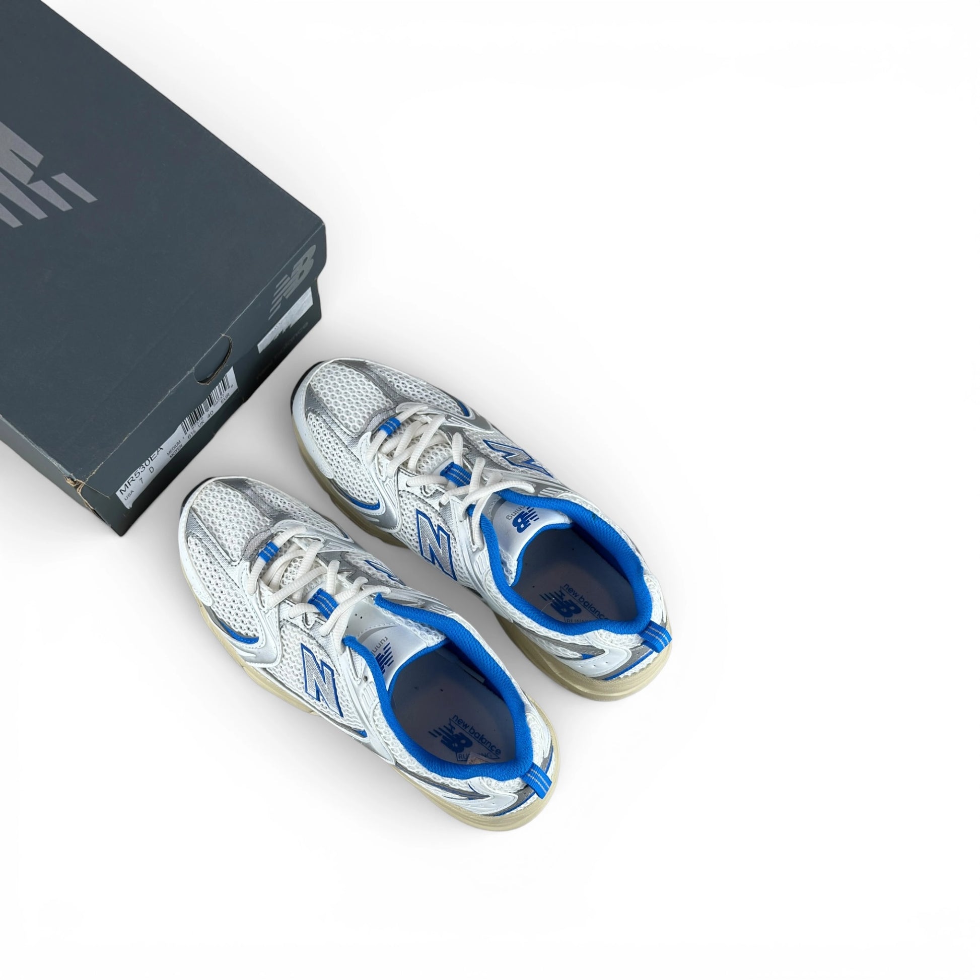 New Balance 530 White Blue Oasis MR530EA – EU 40, brand new with original box