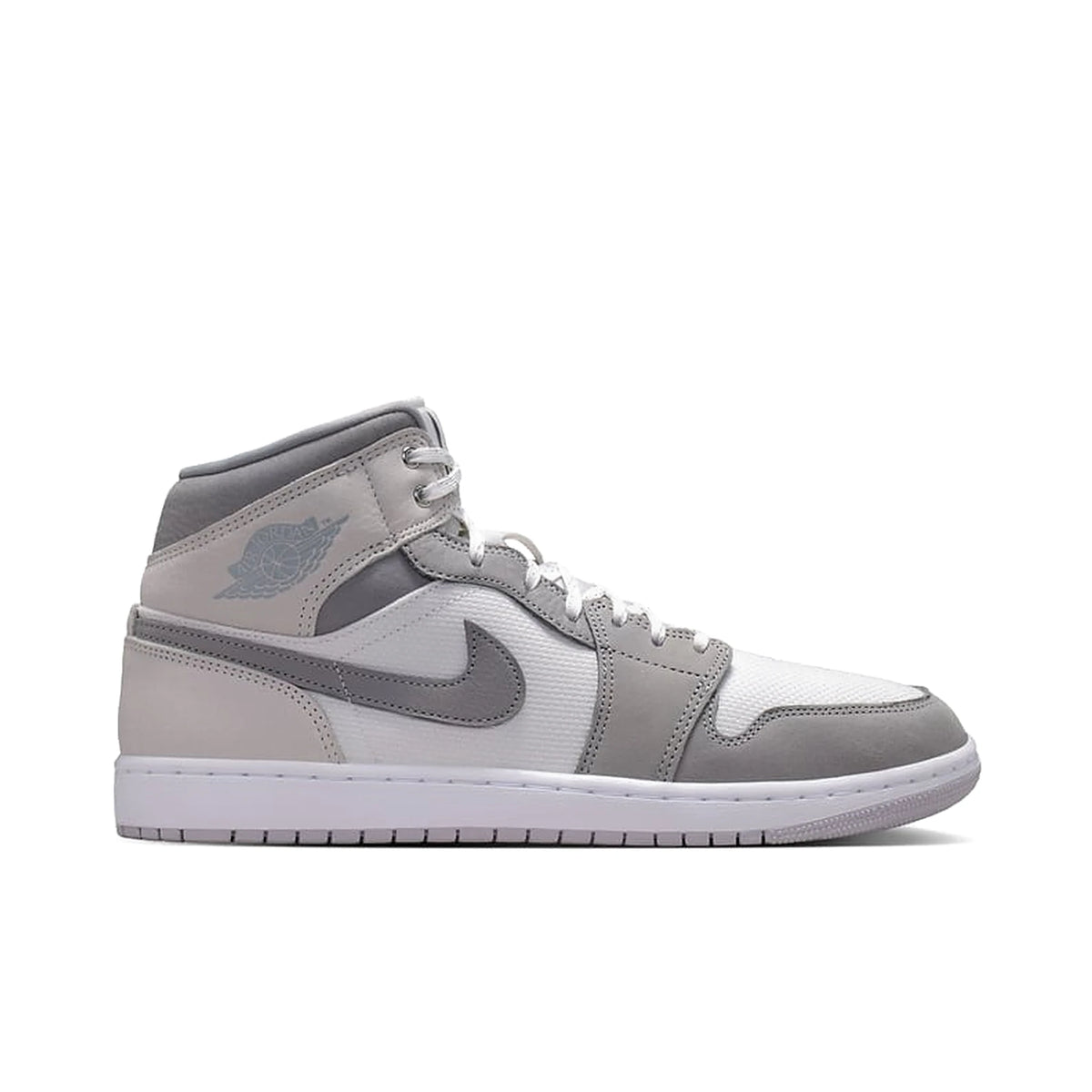 Jordan 1 Mid SE in summit white, phantom, sail and light smoke grey leather