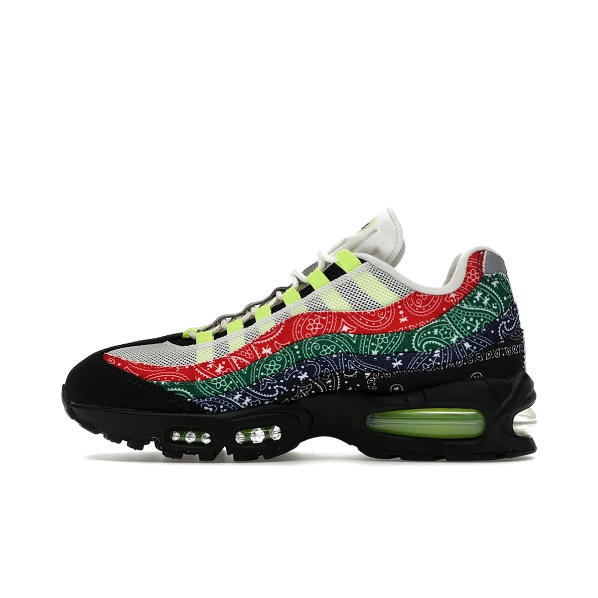 Nike Air Max 95 OG, sail, volt, university red, sport green, black, midnight navy, leather – image 3 of 4