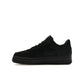 Nike Air Force 1 Low, black leather with black and university red accents – image 3 of 4
