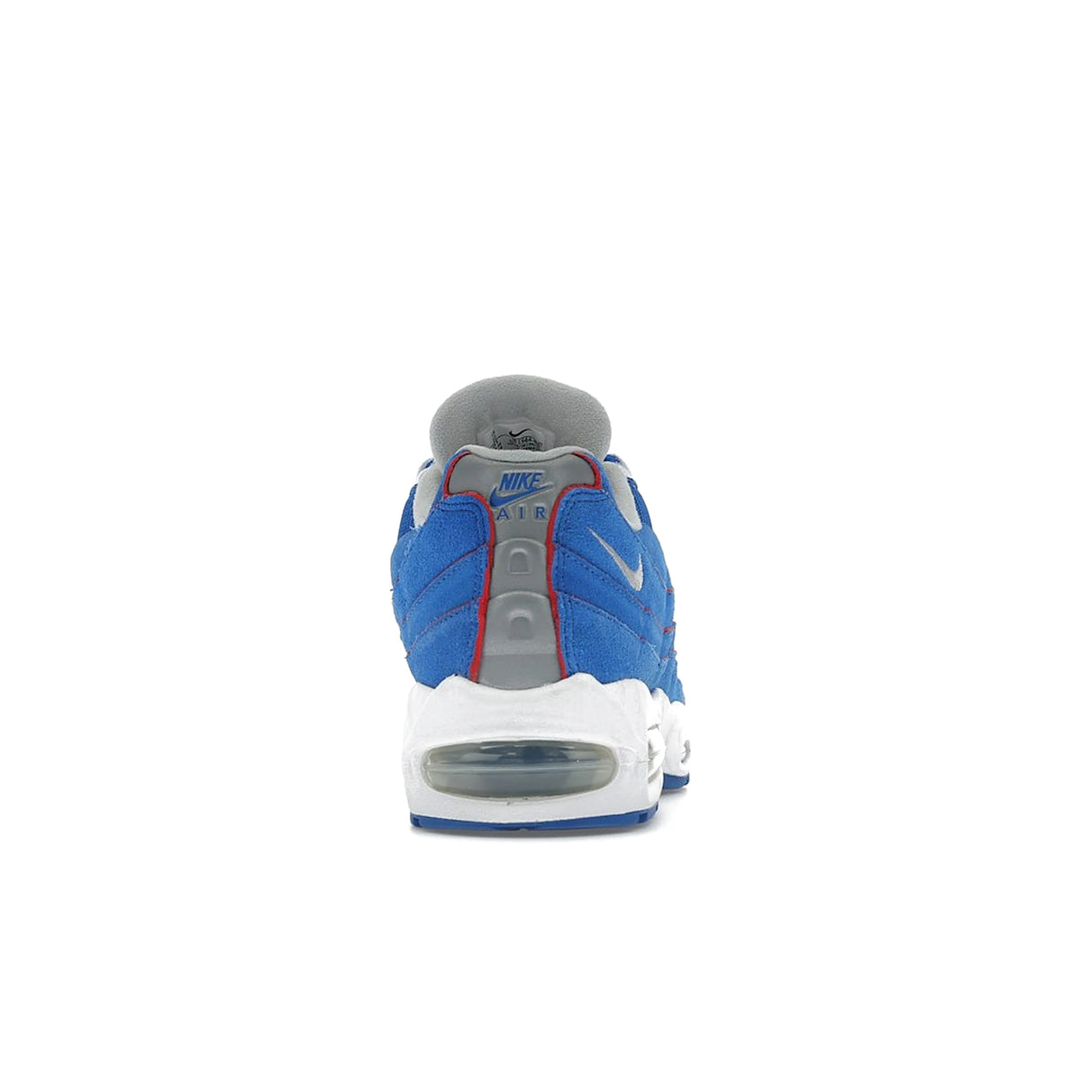 Nike Air Max 95 OG Big Bubble Lawson: white, silver, blue, smoke, action red denim. – image 4 of 4