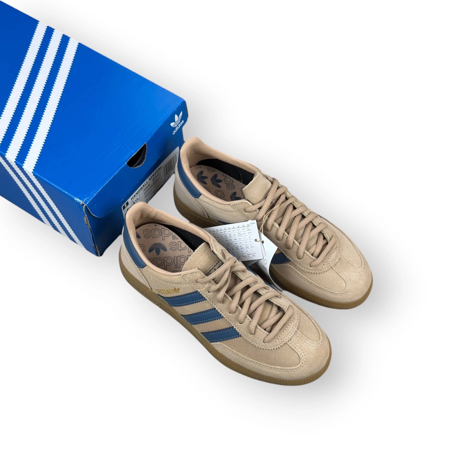 adidas Handball Spezial Warm Sandstone Preloved Ink JH5435 – EU 37 1/3, brand new with original box