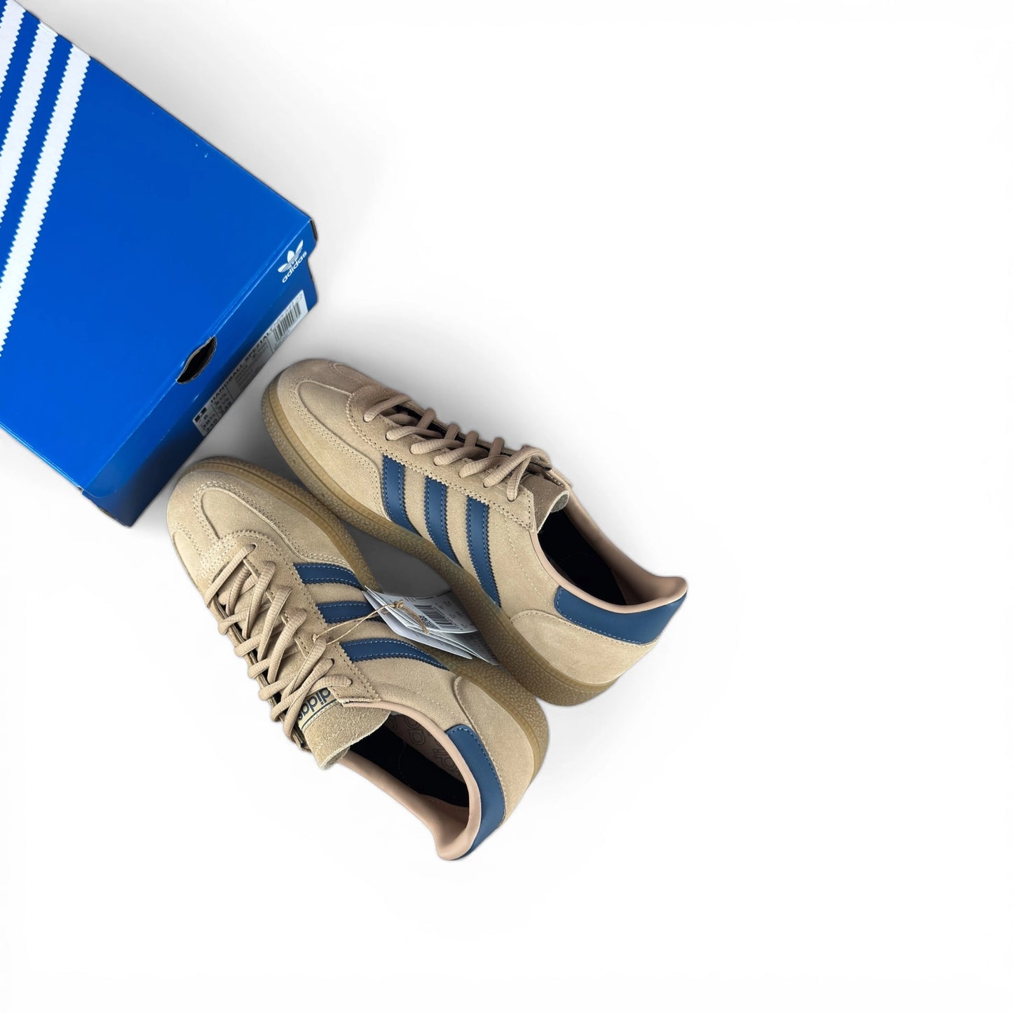 adidas Handball Spezial Warm Sandstone Preloved Ink JH5435 – EU 38 2/3, brand new with original box