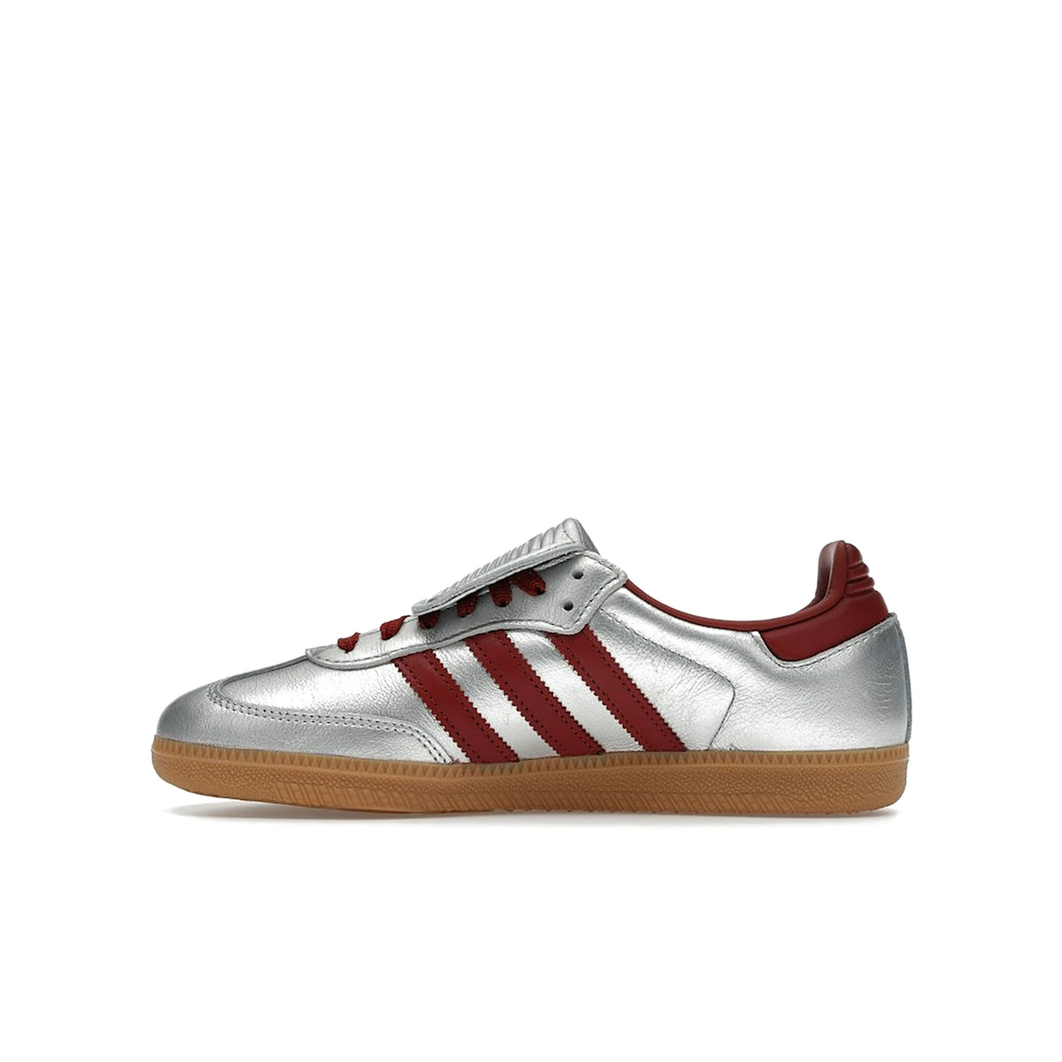 adidas Originals Samba LT Silver Metallic, Ruby Gum leather women's shoe – image 3 of 4