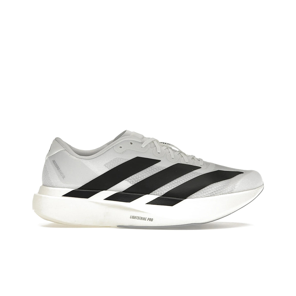 adidas Adizero Evo SL men’s sneaker in cloud white and core black mesh