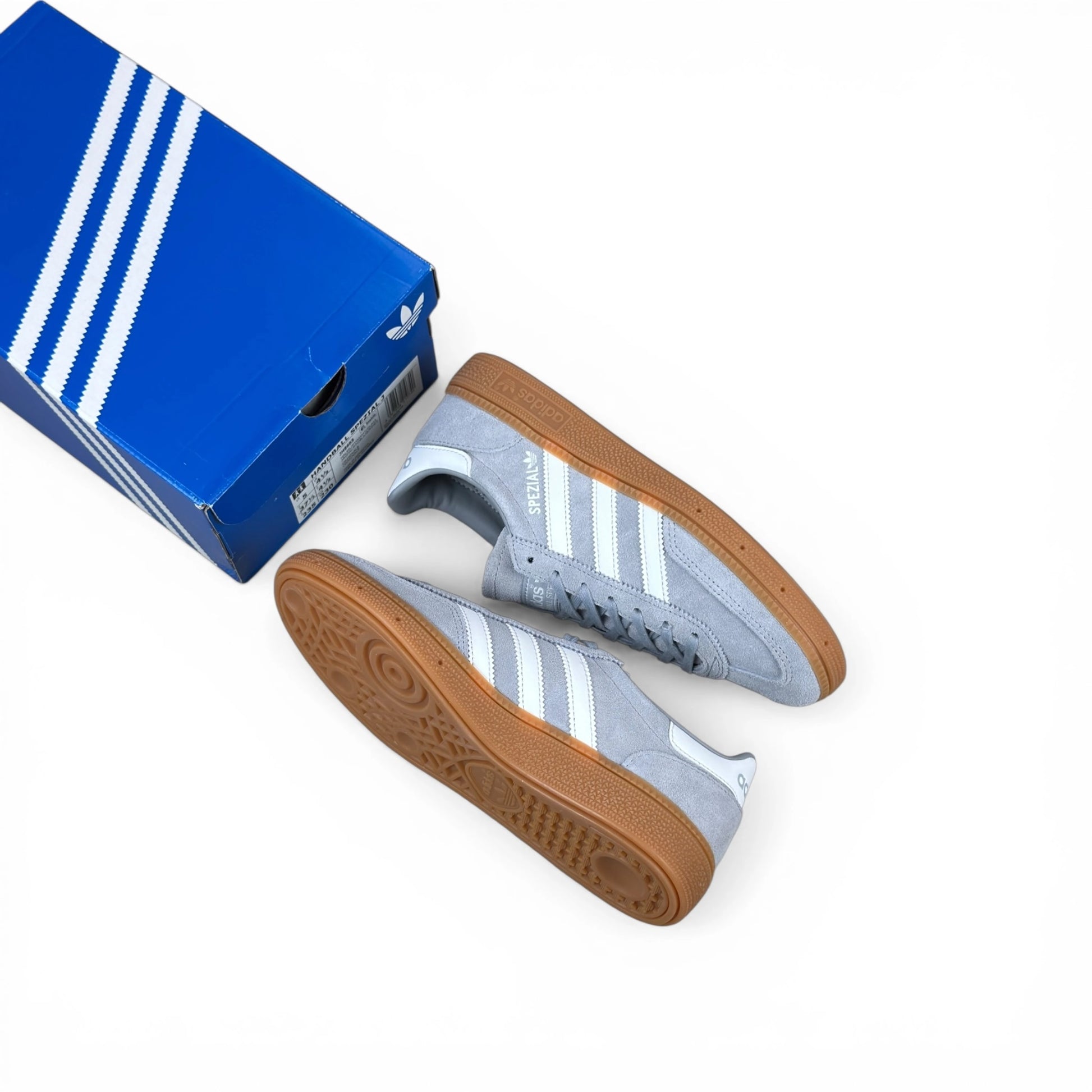 adidas Handball Spezial Halo Silver Cloud White (GS) JH8665 – EU 37 1/3, brand new with original box