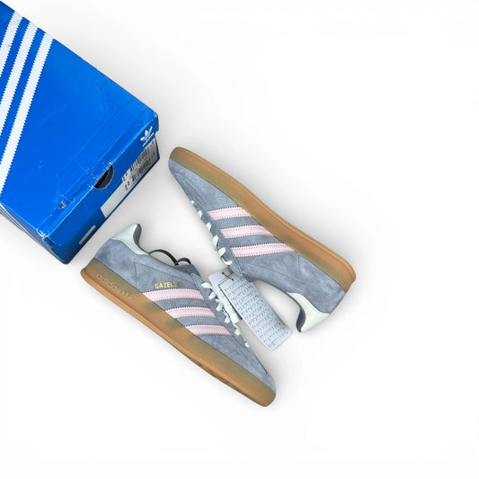 adidas Gazelle Indoor Grey Sandy Pink (Women’s) JH8820 – size EU 39⅓, brand new with replacement box