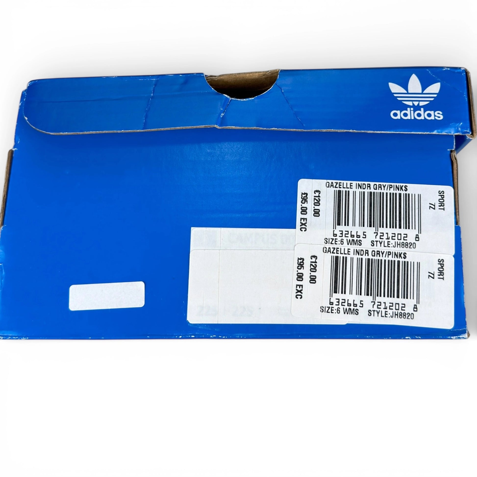 adidas Gazelle Indoor Grey Sandy Pink (Women’s) JH8820 – size EU 39⅓, brand new with replacement box