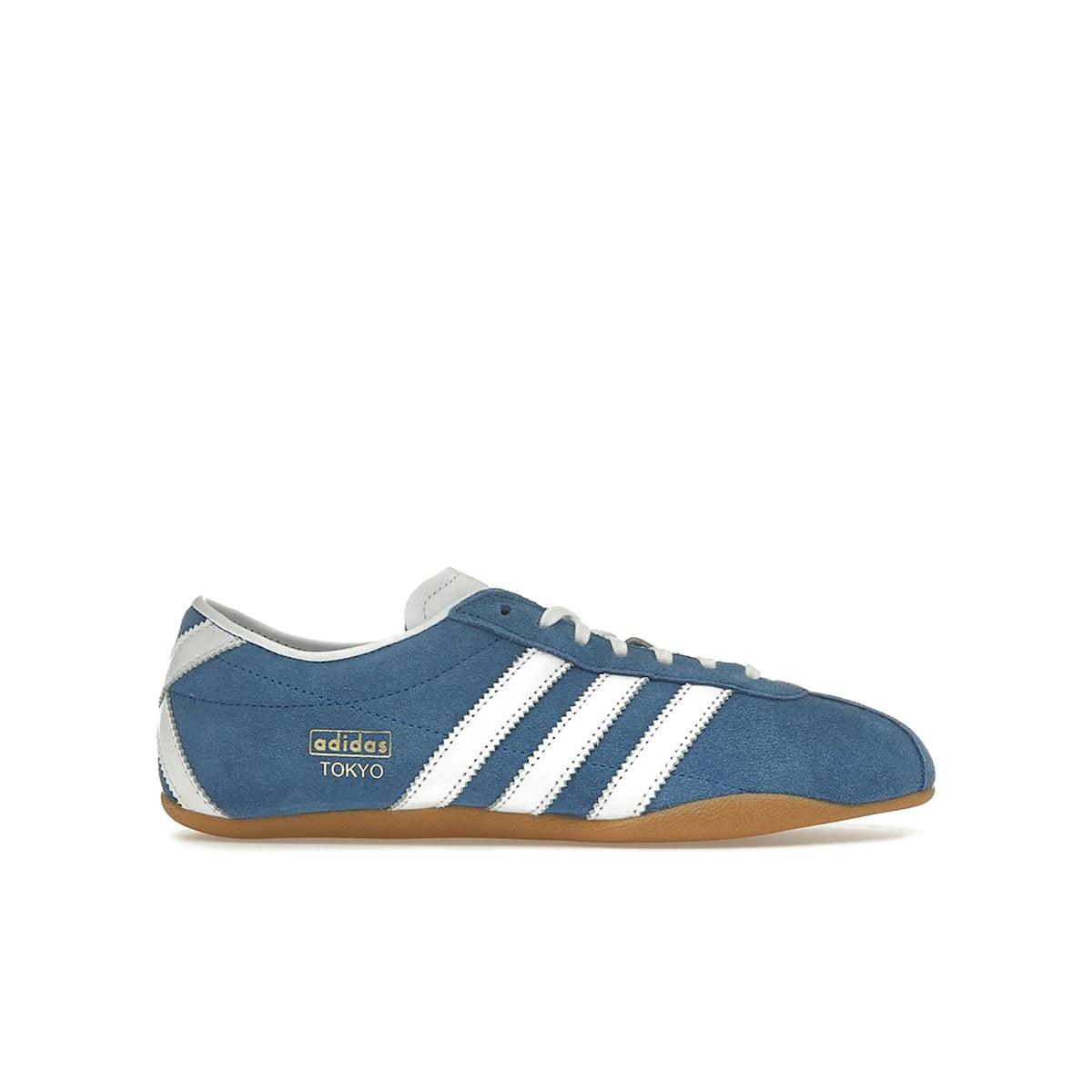 adidas Tokyo Blue Bird women's shoes in blue bird, cloud white and gum with mesh and leather