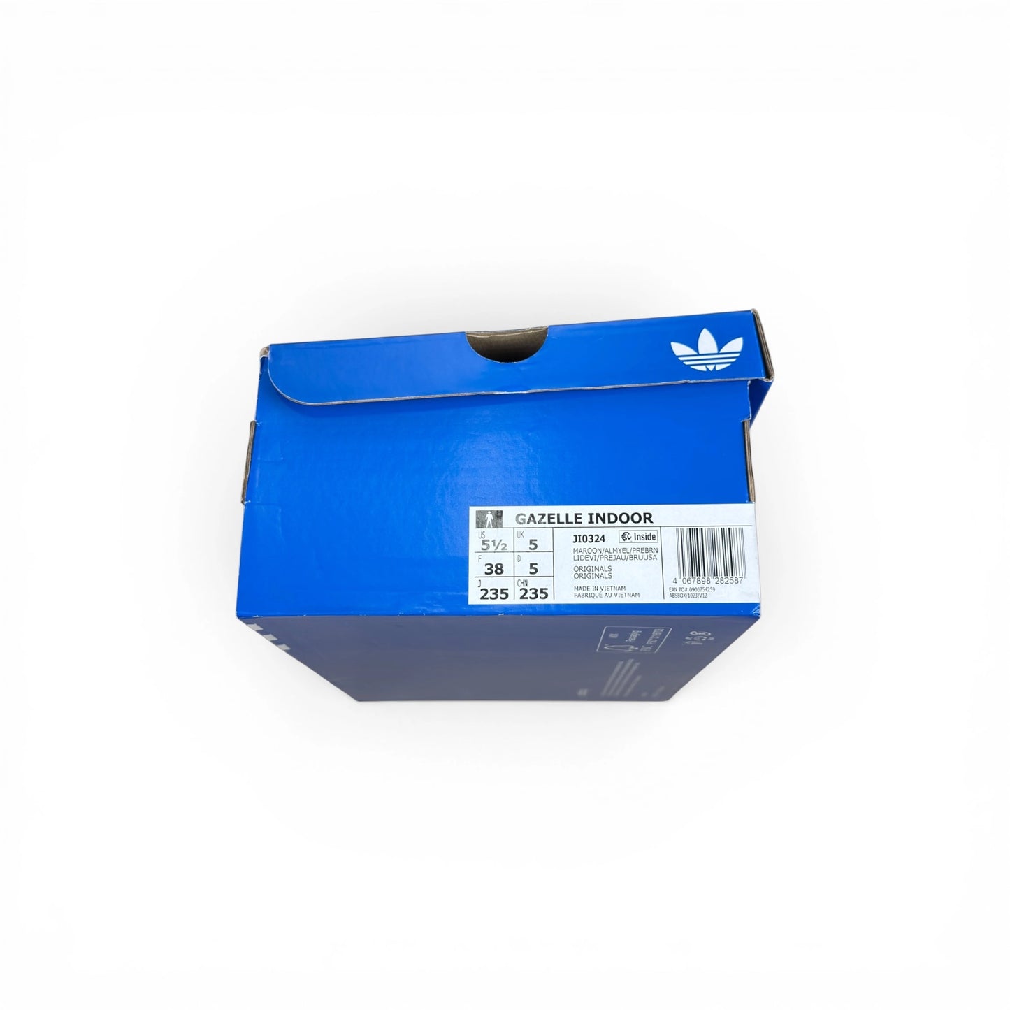 adidas Gazelle Indoor Maroon Almost Yellow JI0324 – EU 38, brand new with original box