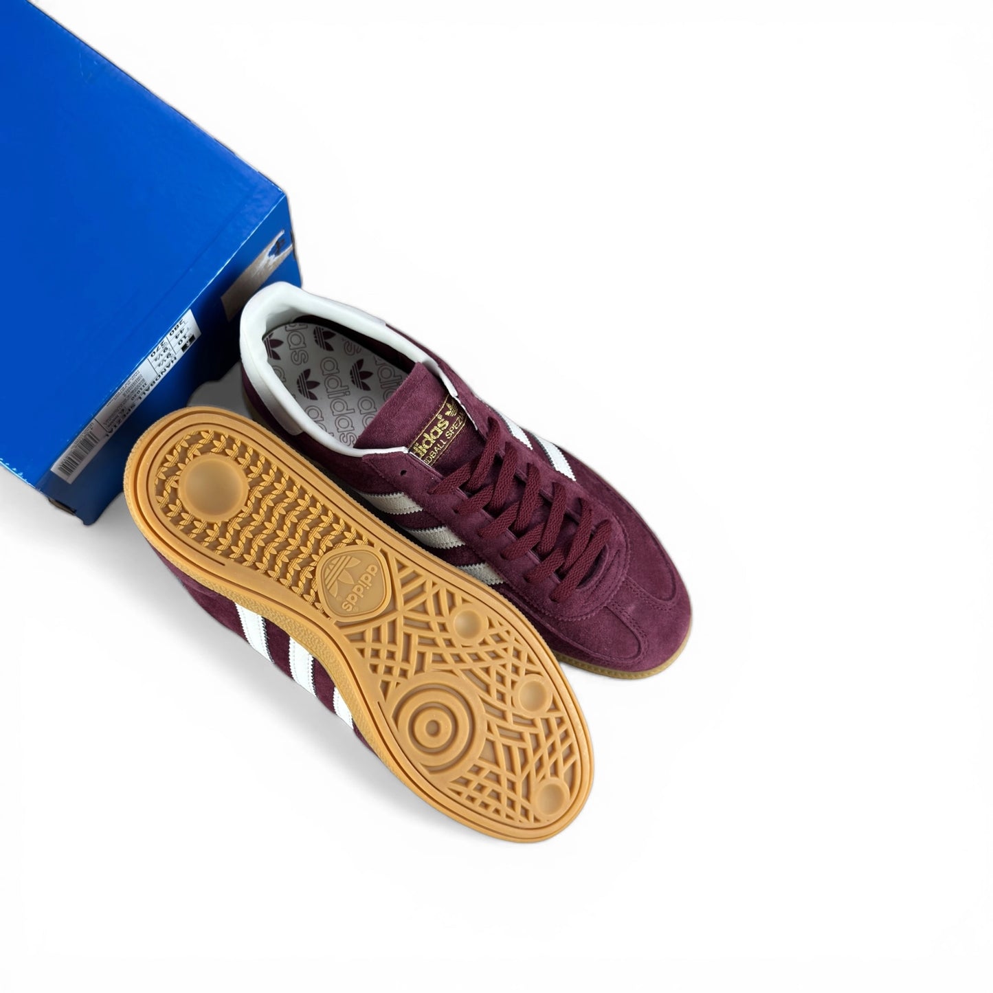 adidas Handball Spezial Shadow Red Off White JI1020 – EU 44, brand new with cut box