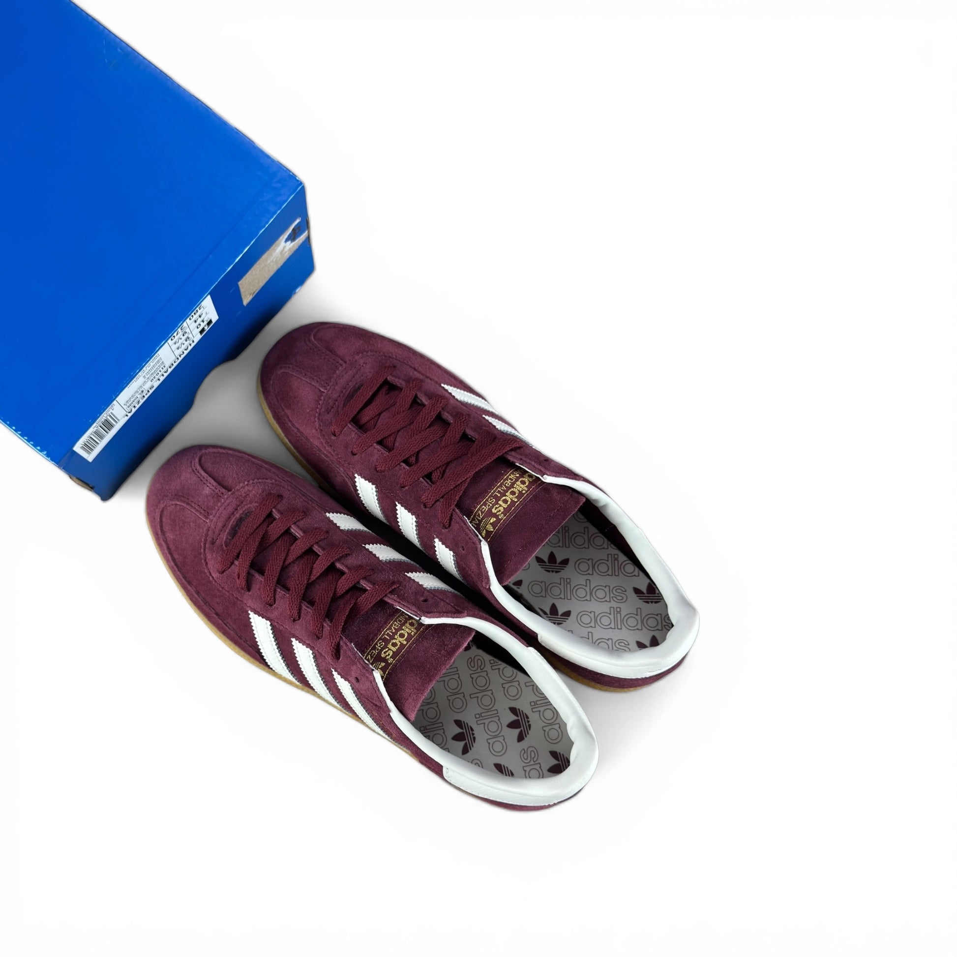 adidas Handball Spezial Shadow Red Off White JI1020 – EU 44, brand new with cut box