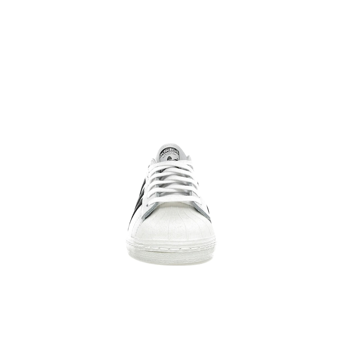 adidas Superstar 82 men's shoes in white leather with black toe cap – image 2 of 4