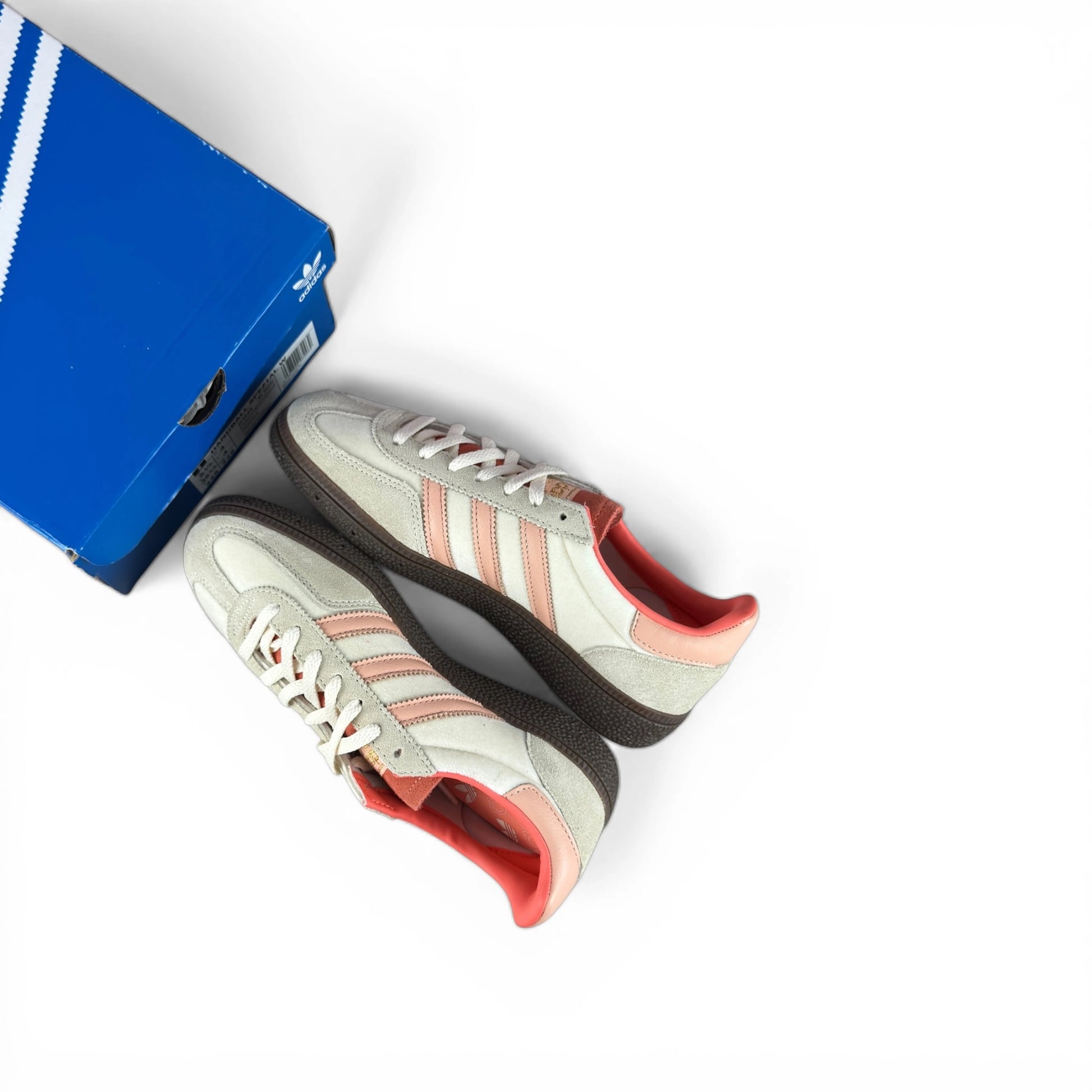 adidas Handball Spezial Cream White Coral Velvet (Women’s) JI2649 – EU 36 2/3, brand new with original box