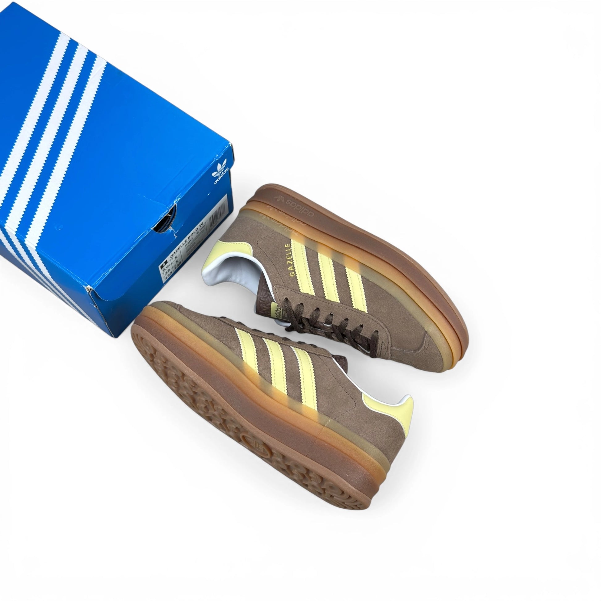 adidas Gazelle Bold Earth Strata Powder Yellow (Women’s) JI2697 – EU 38, brand new with original box