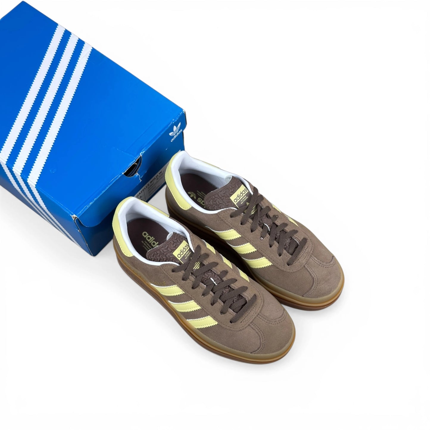 adidas Gazelle Bold Earth Strata Powder Yellow (Women’s) JI2697 – EU 38, brand new with original box