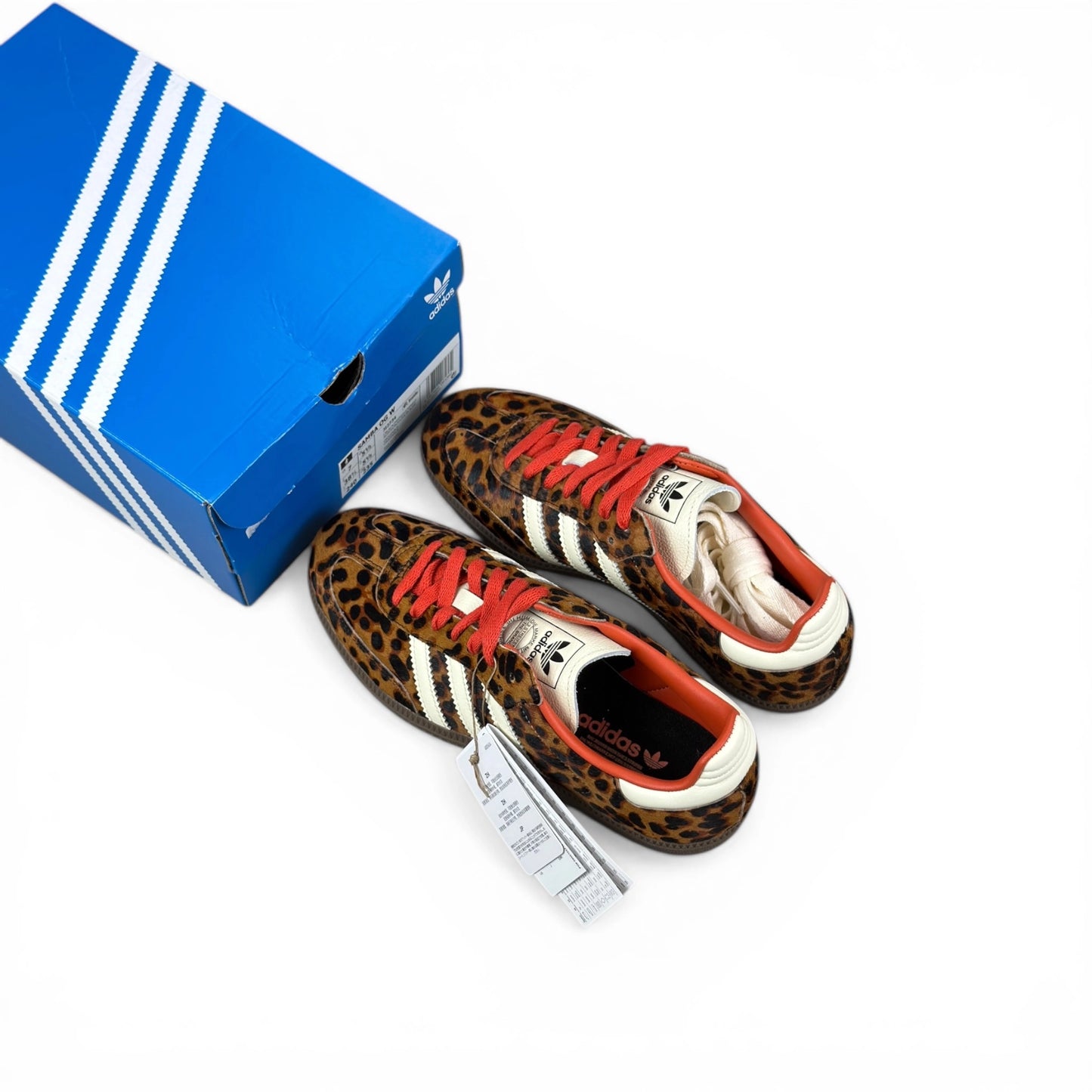 adidas Samba OG Preloved Red Leopard (Women’s) JI2734 – EU 38 2/3, brand new with original box