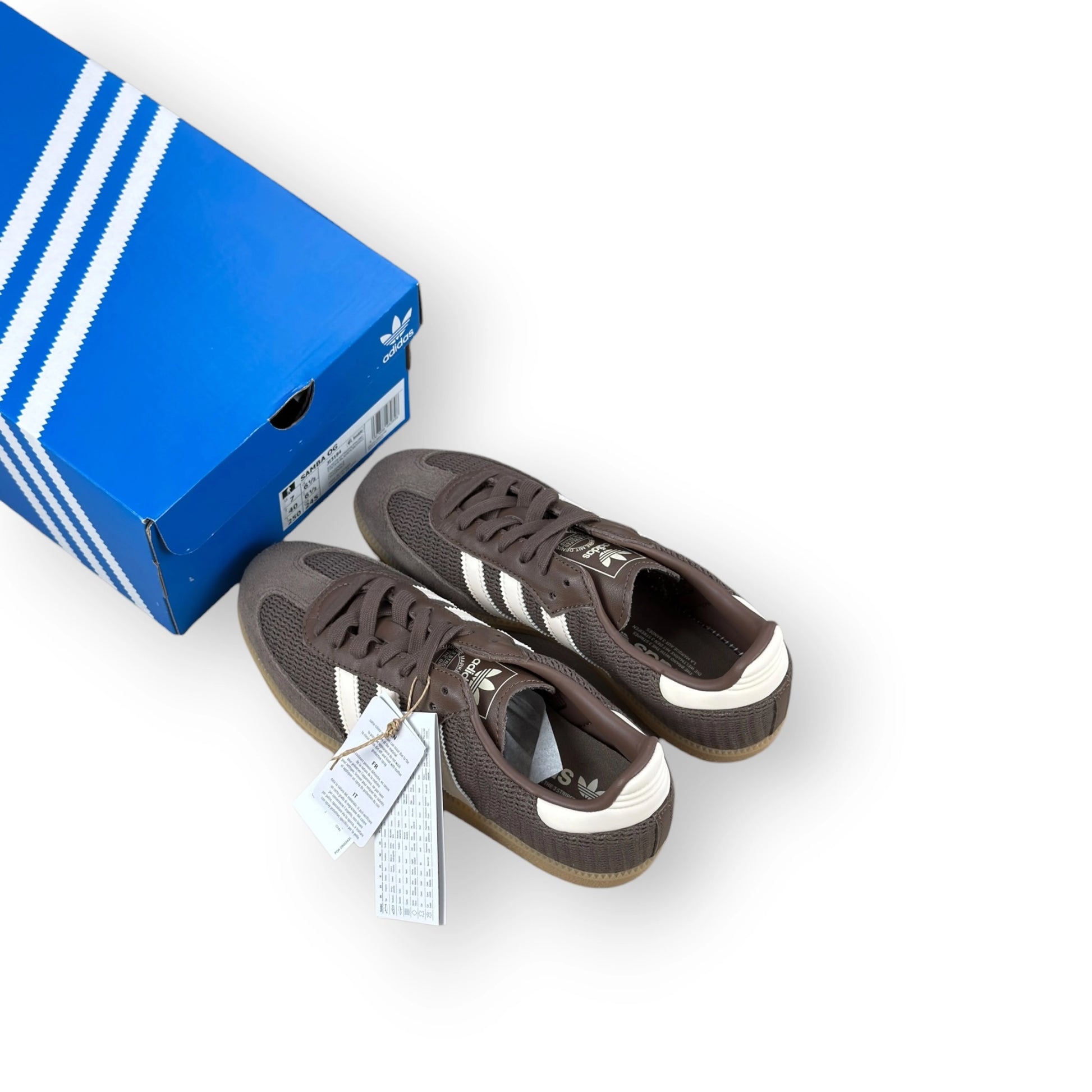 adidas Samba OG Earth Strata Wonder White JI3184 – EU 40, brand new with original box