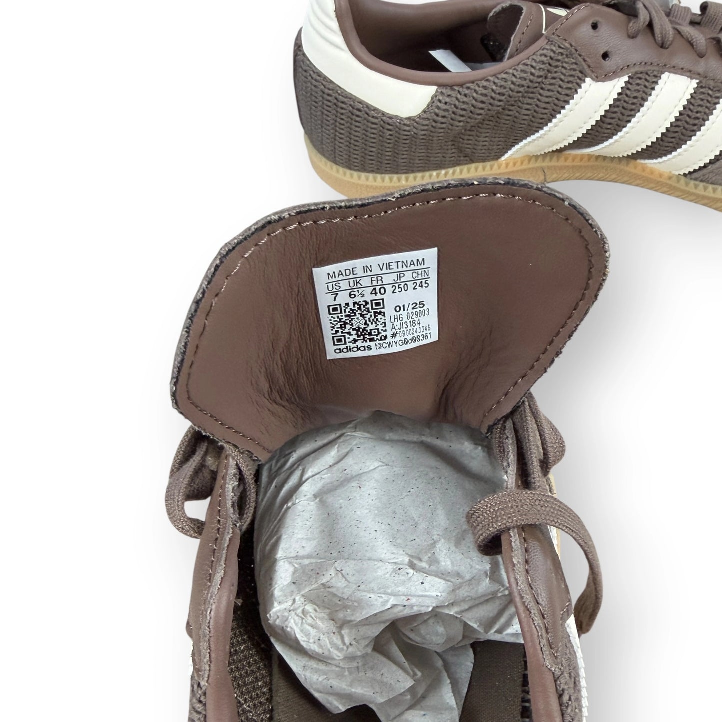 adidas Samba OG Earth Strata Wonder White JI3184 – EU 40, brand new with original box