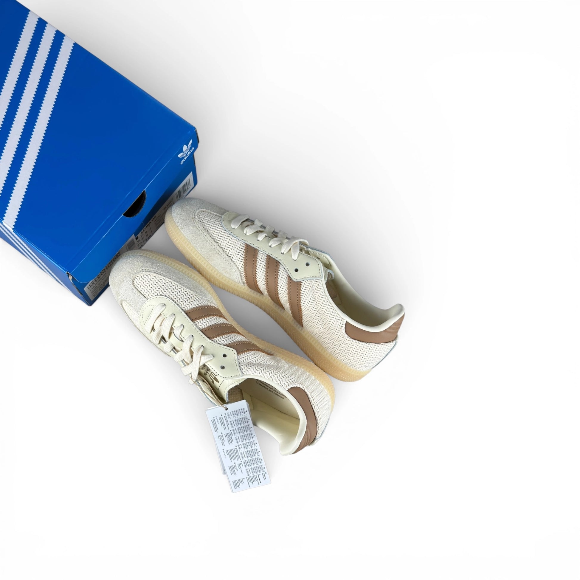 adidas Samba OG Cream White Cardboard JI3185 – EU 39⅓, brand new with original box