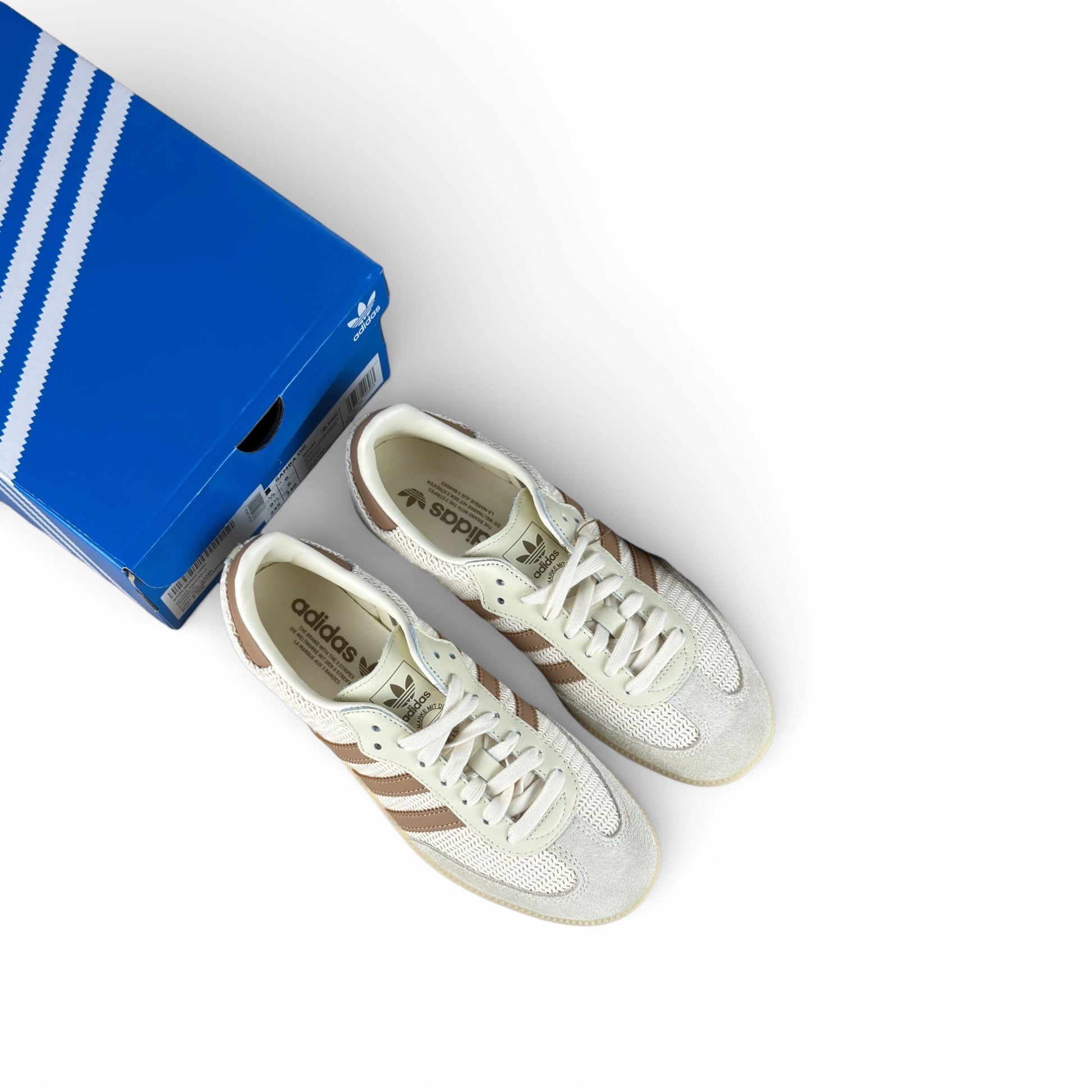 adidas Samba OG Cream White Cardboard JI3185 – EU 39⅓, brand new with original box