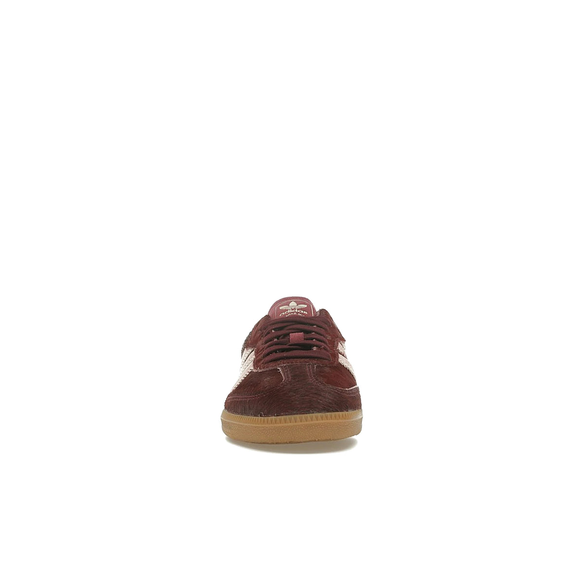adidas Samba OG women's shoes in sand strata, maroon and warm clay suede – image 2 of 4