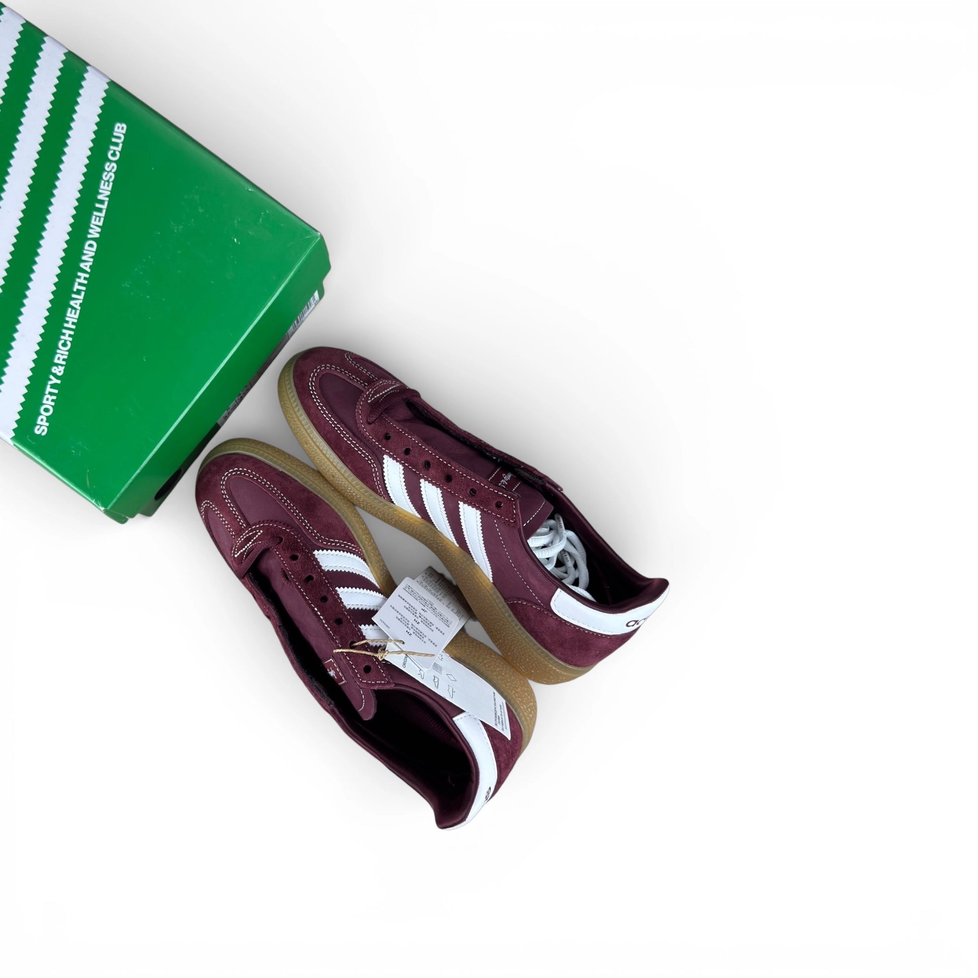 adidas Handball Spezial Sporty & Rich Shadow Red JP7068 – EU 37 1/3, brand new with original box