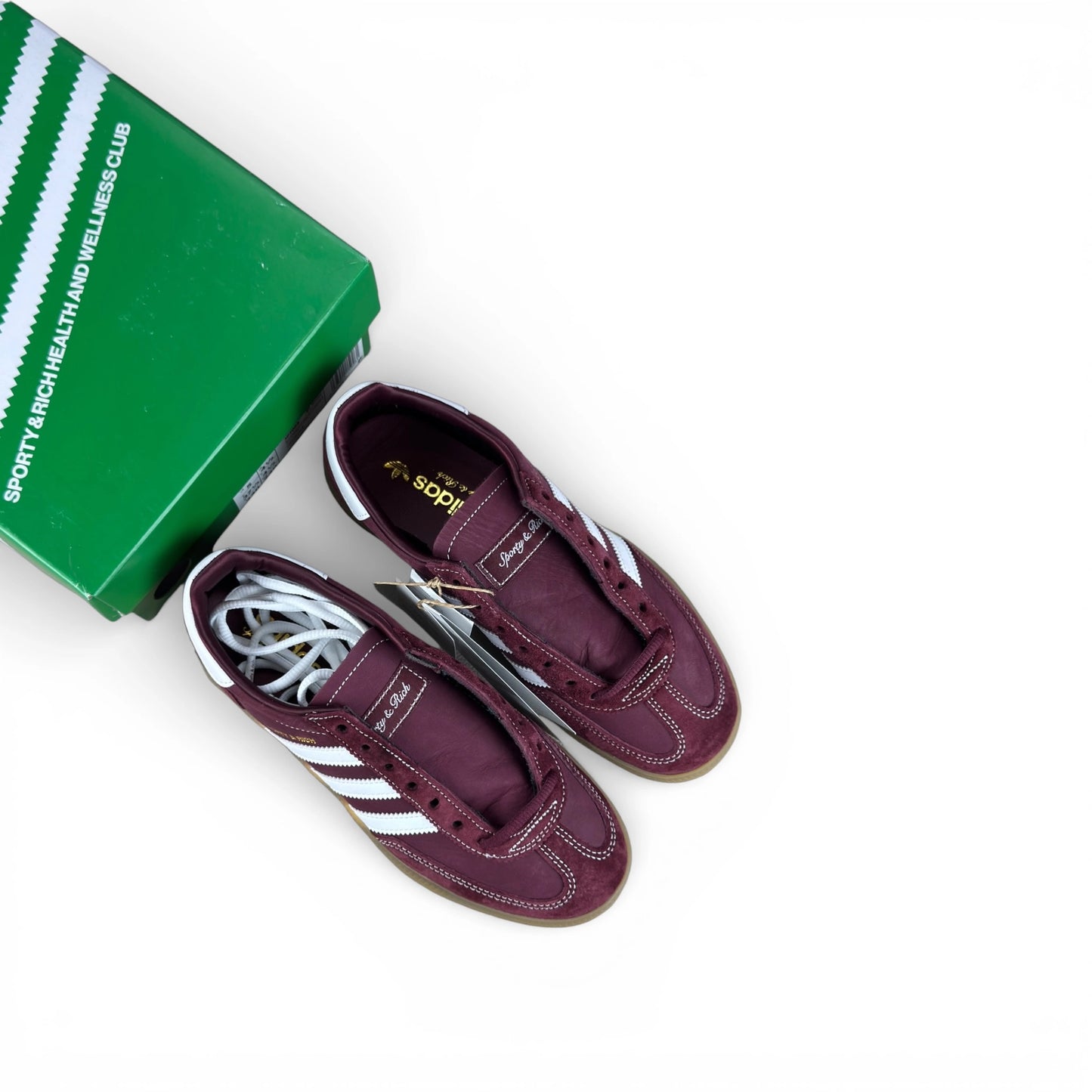 adidas Handball Spezial Sporty & Rich Shadow Red JP7068 – EU 37 1/3, brand new with original box
