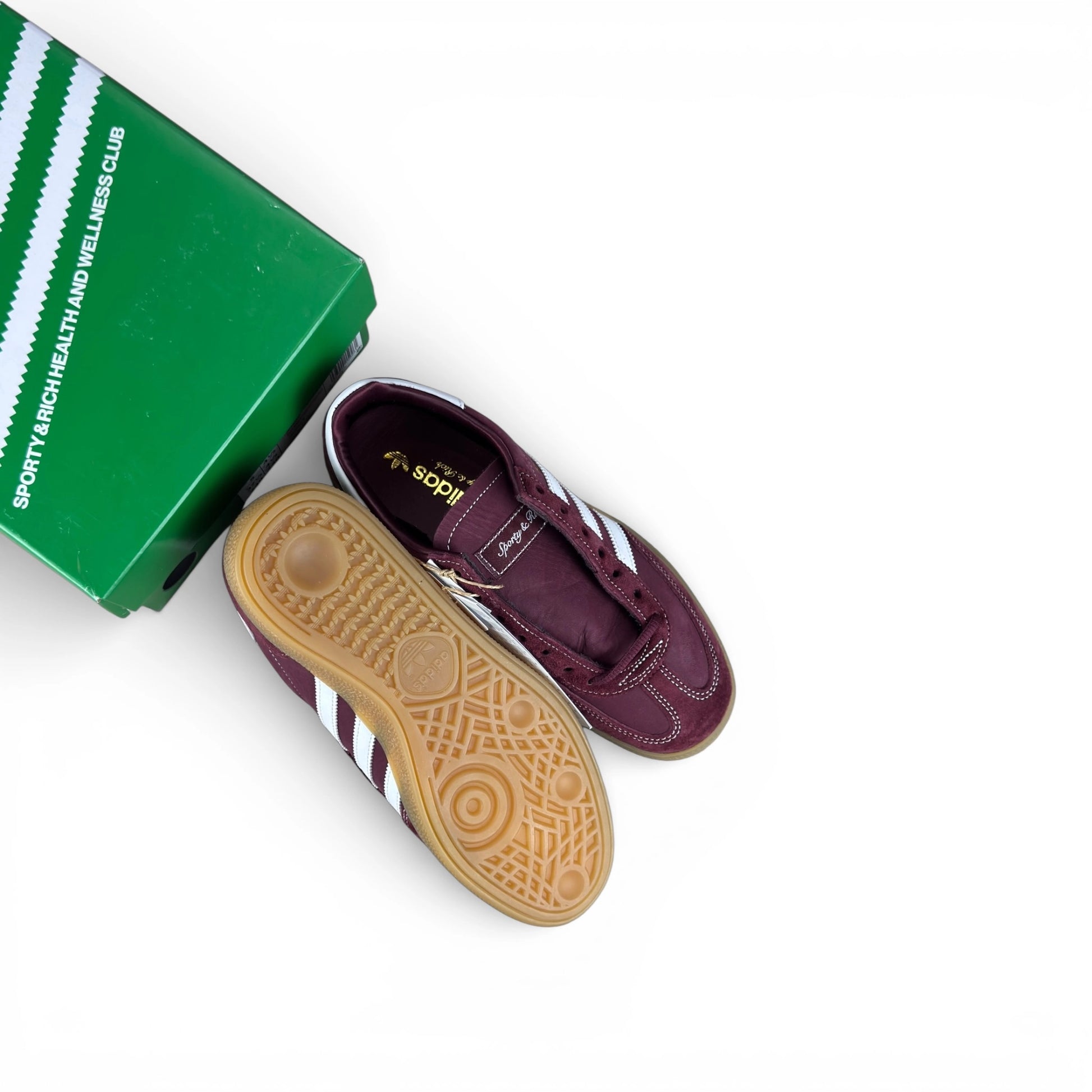 adidas Handball Spezial Sporty & Rich Shadow Red JP7068 – EU 37 1/3, brand new with original box